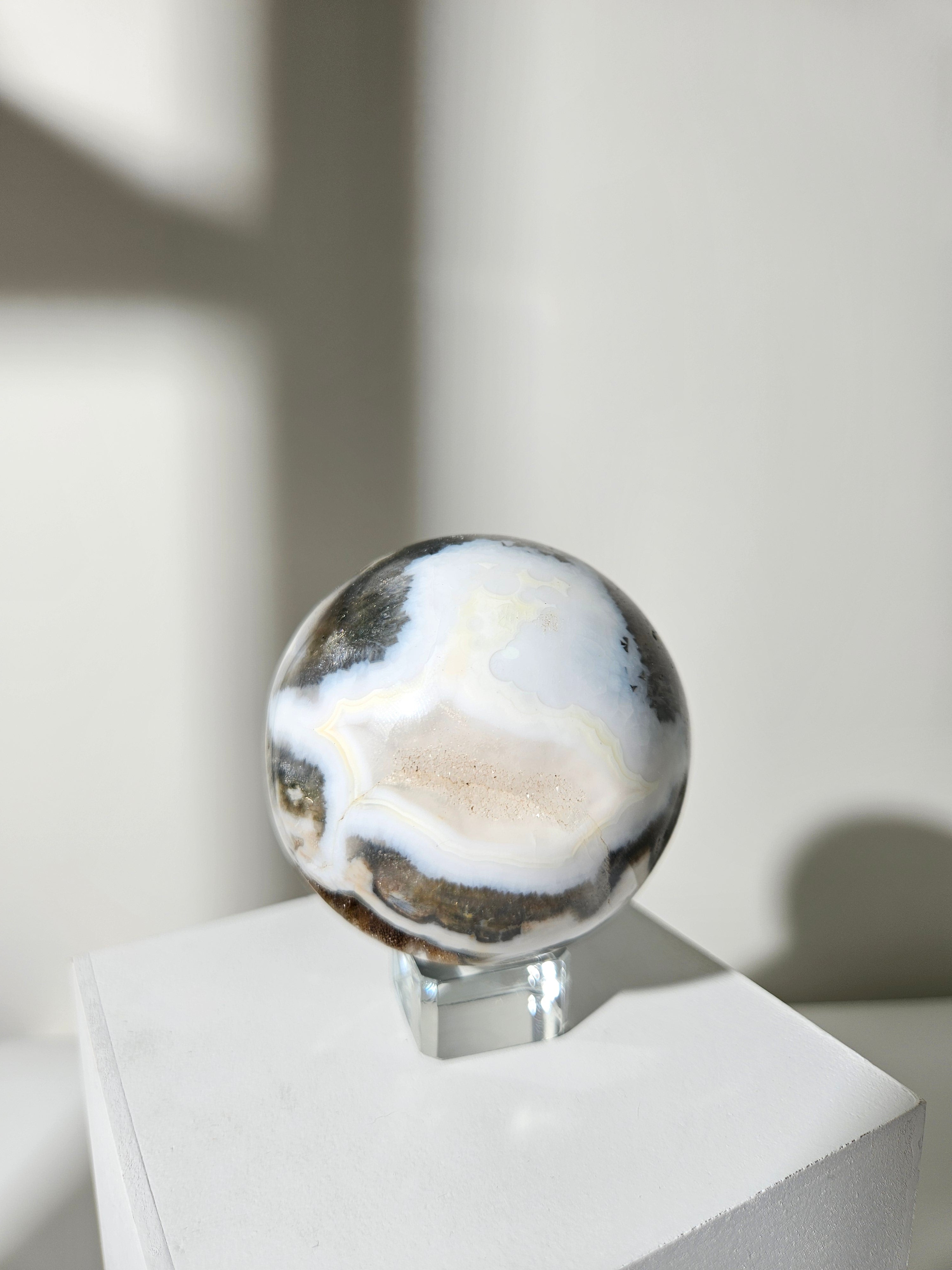 Sea Jasper Sphere 009
