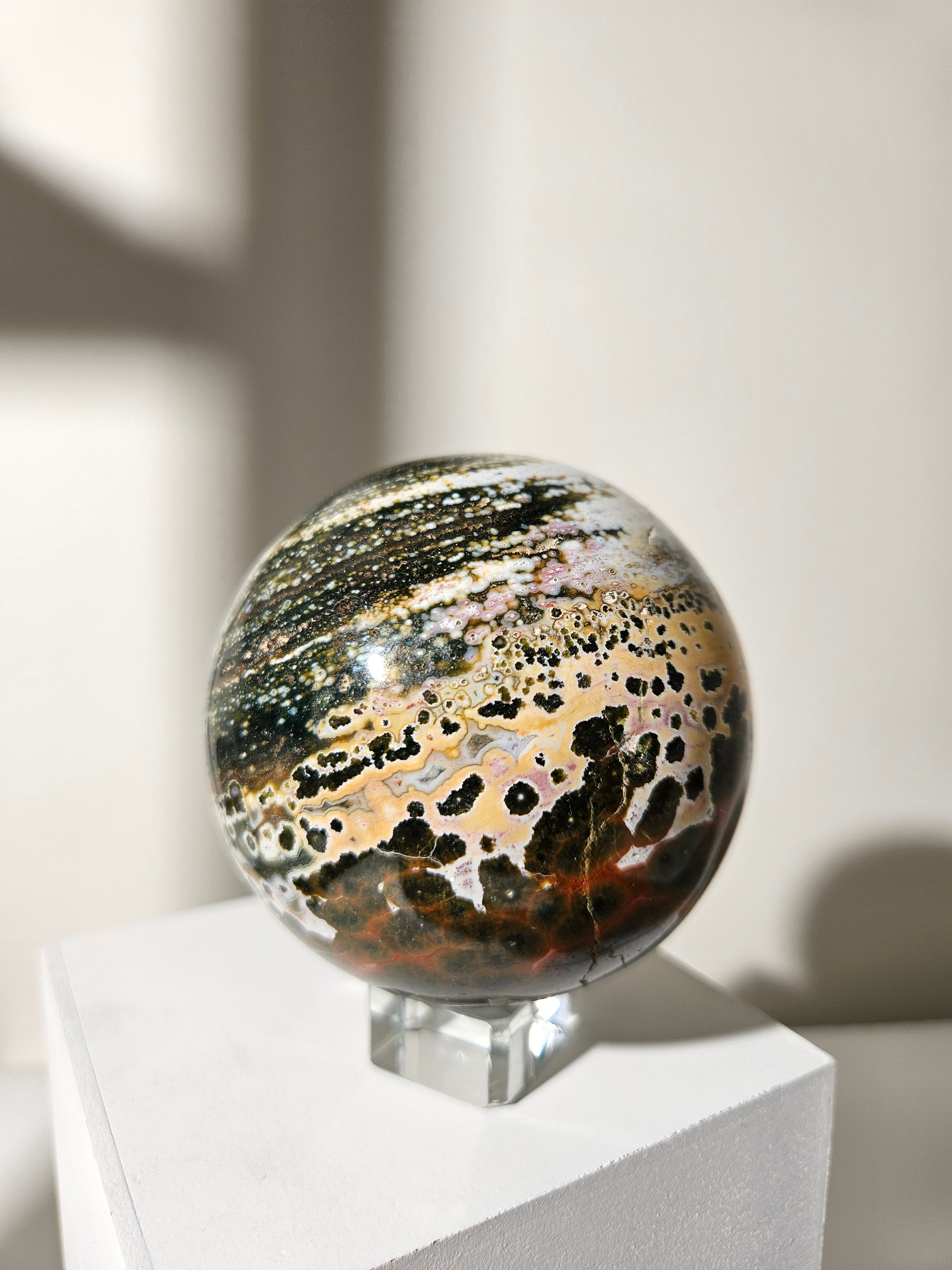 Sea Jasper Sphere 010
