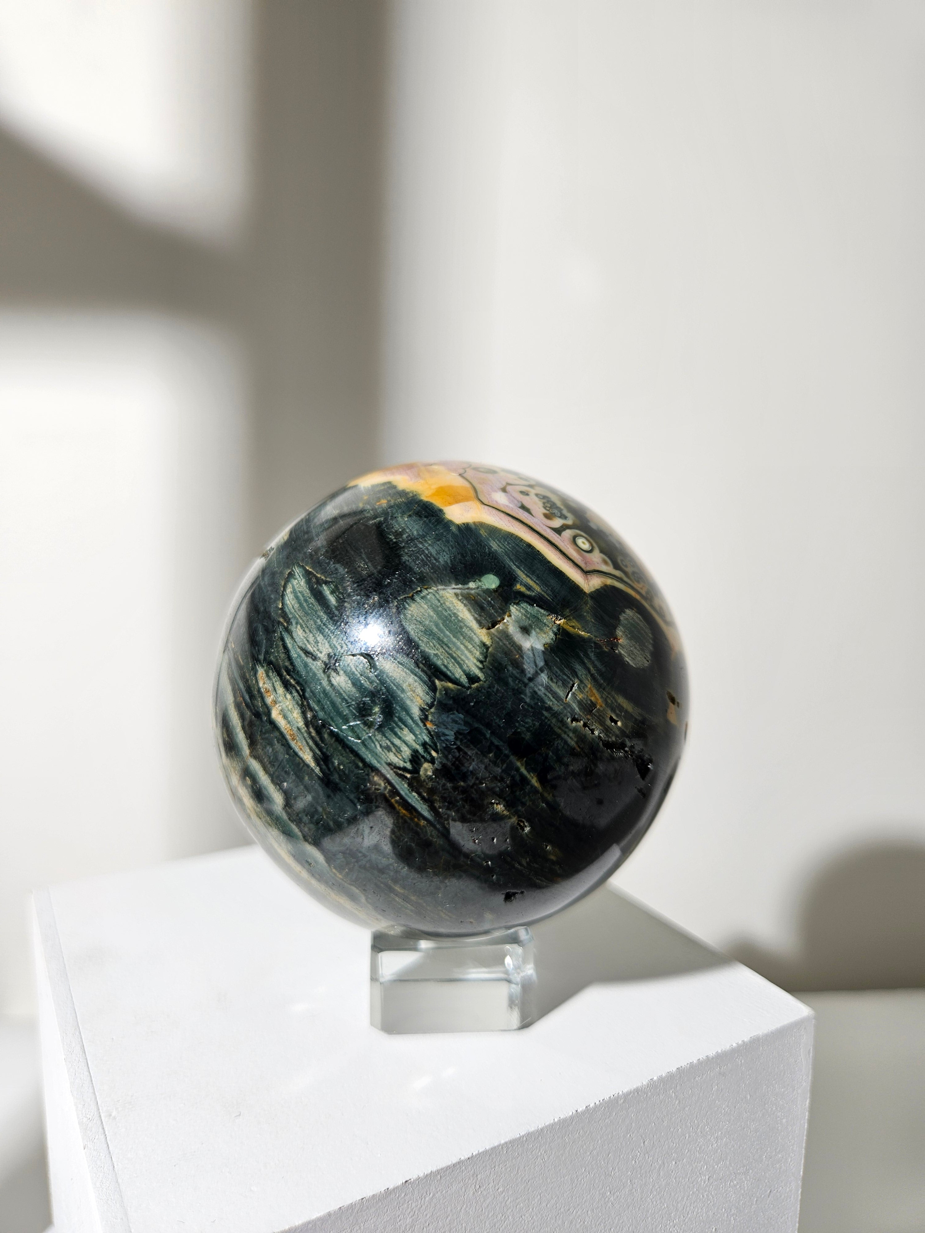 Sea Jasper Sphere 011