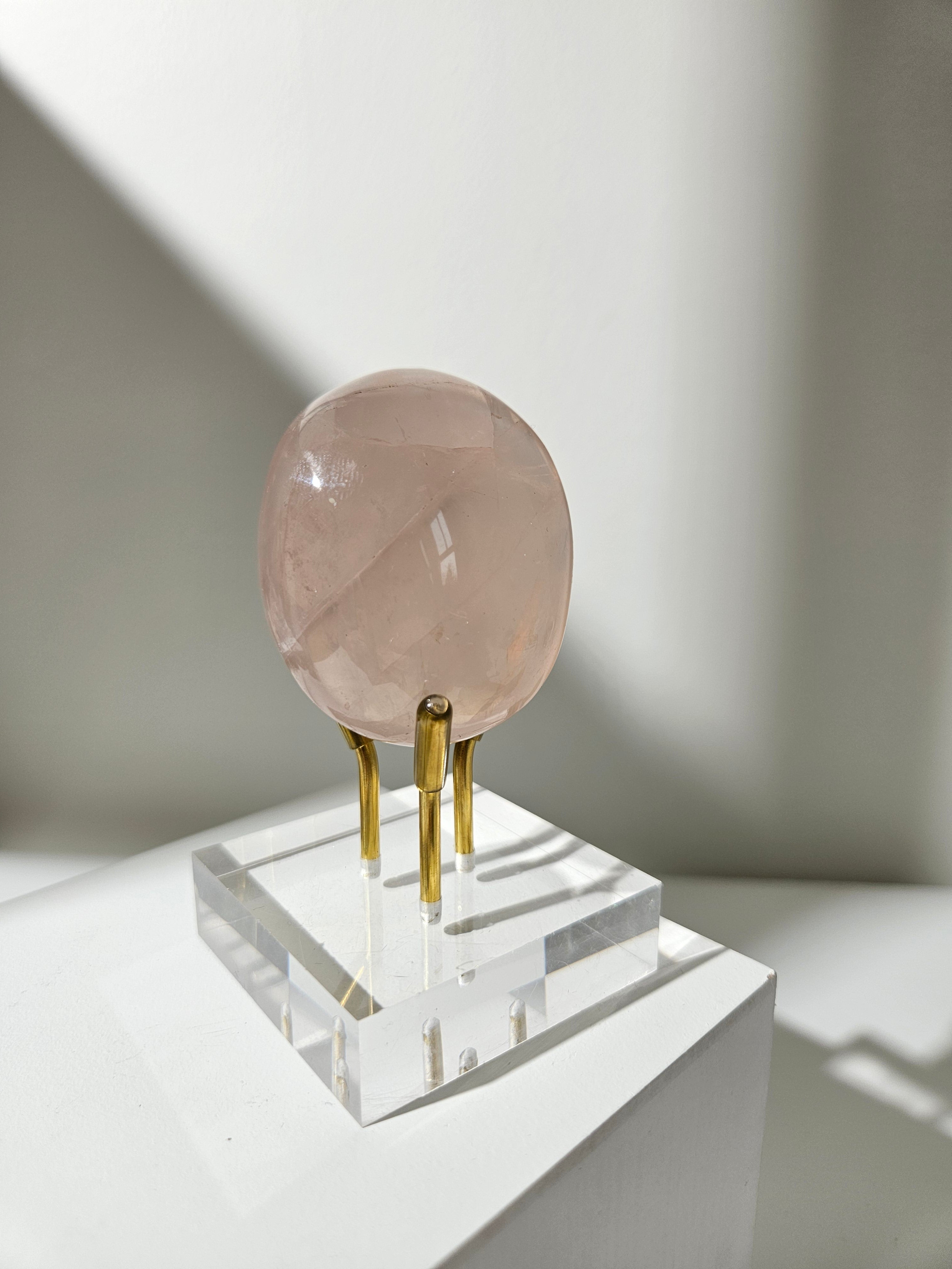 Rose Quartz Palmstone 006