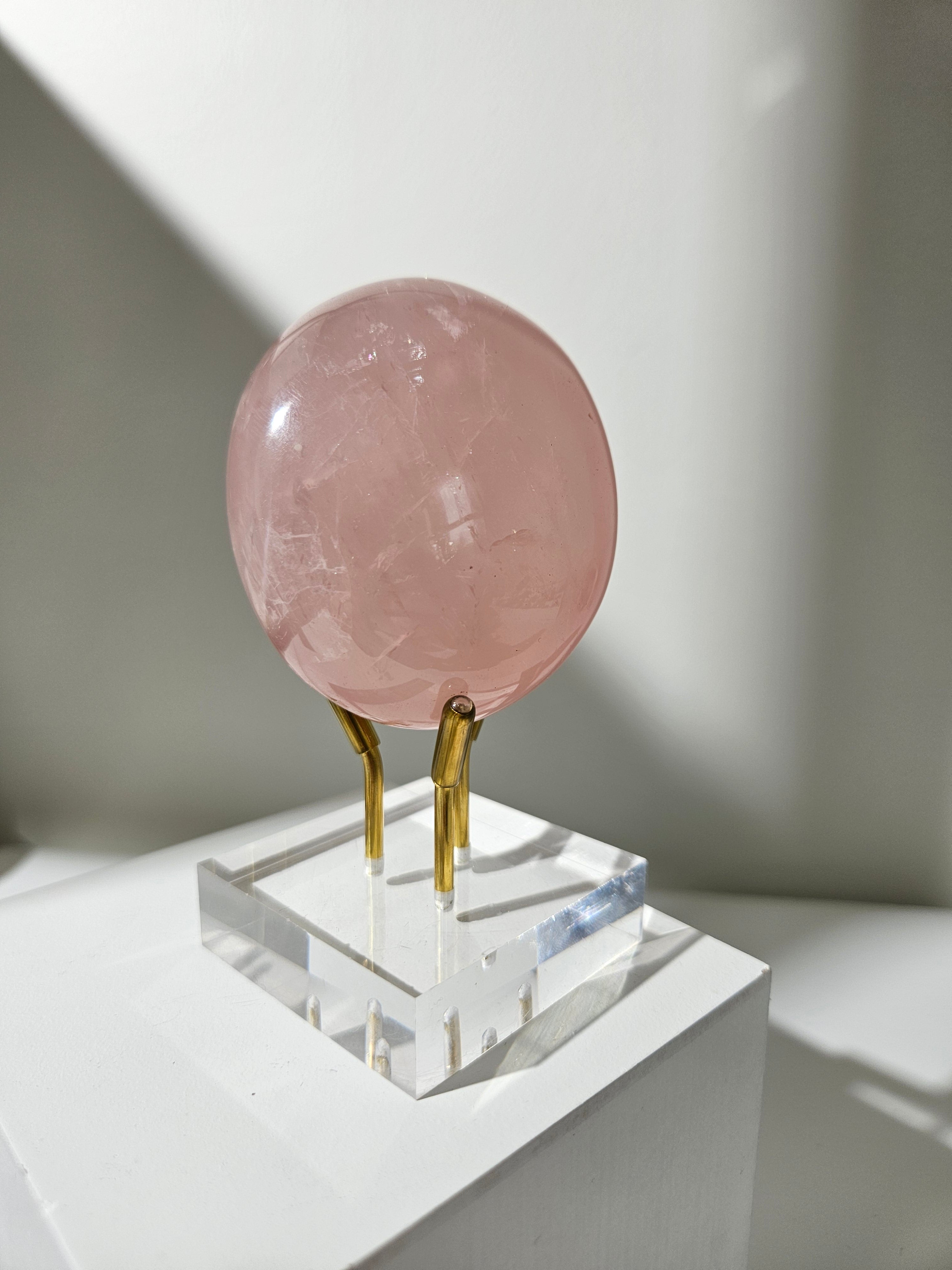 Rose Quartz Palmstone 009