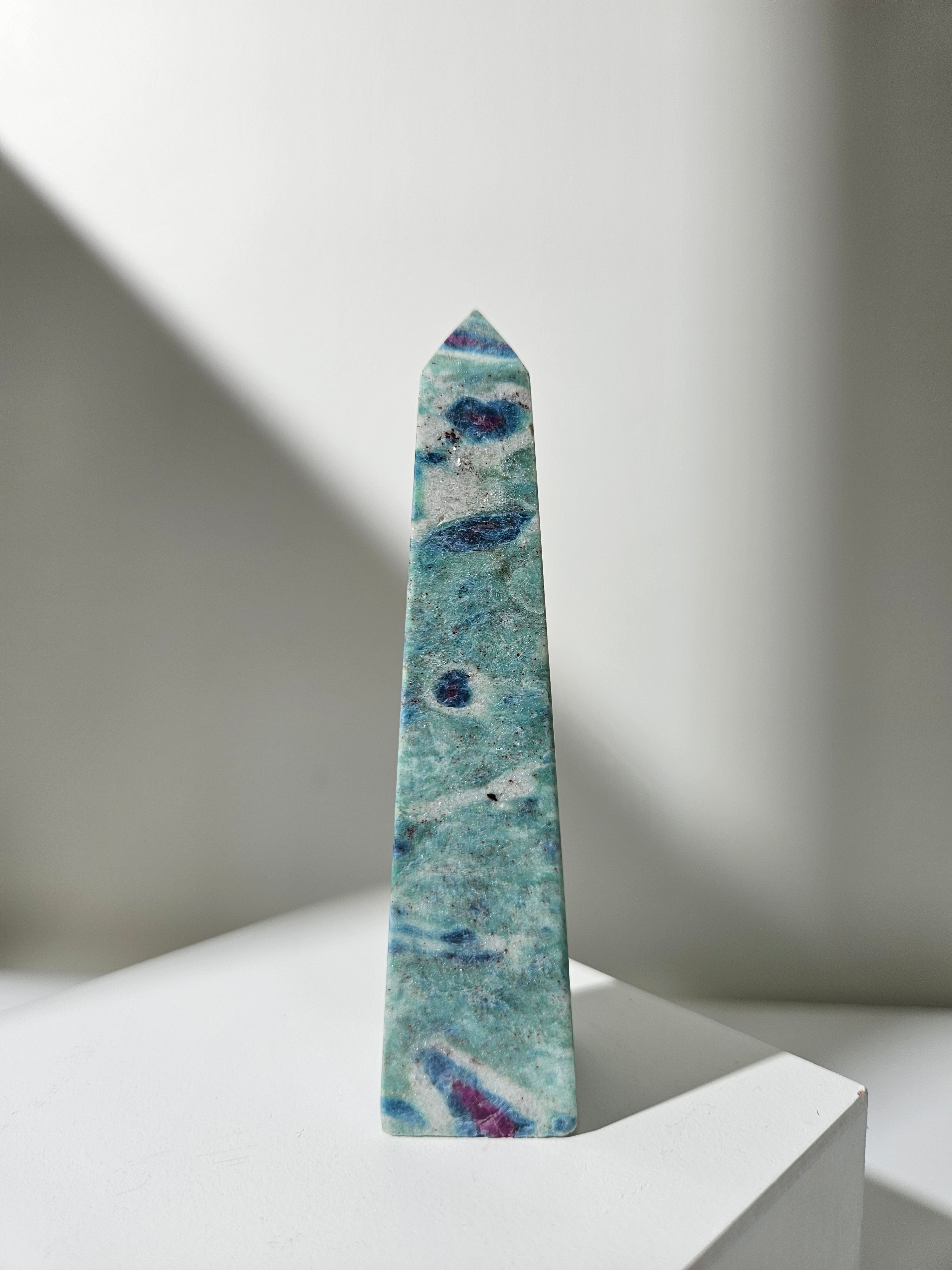 Ruby in Fuchsite Tower 001