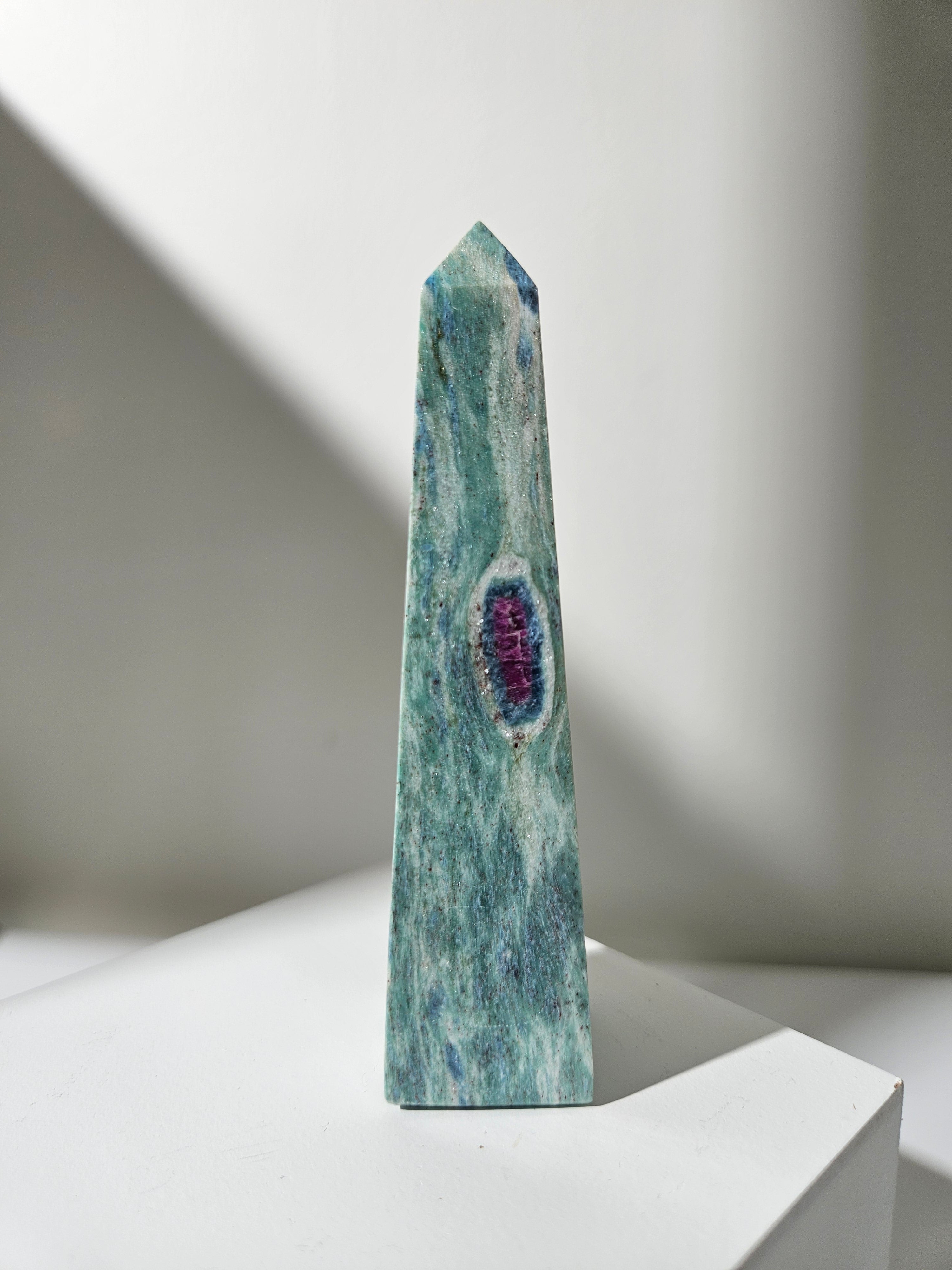 Ruby in Fuchsite Tower 004