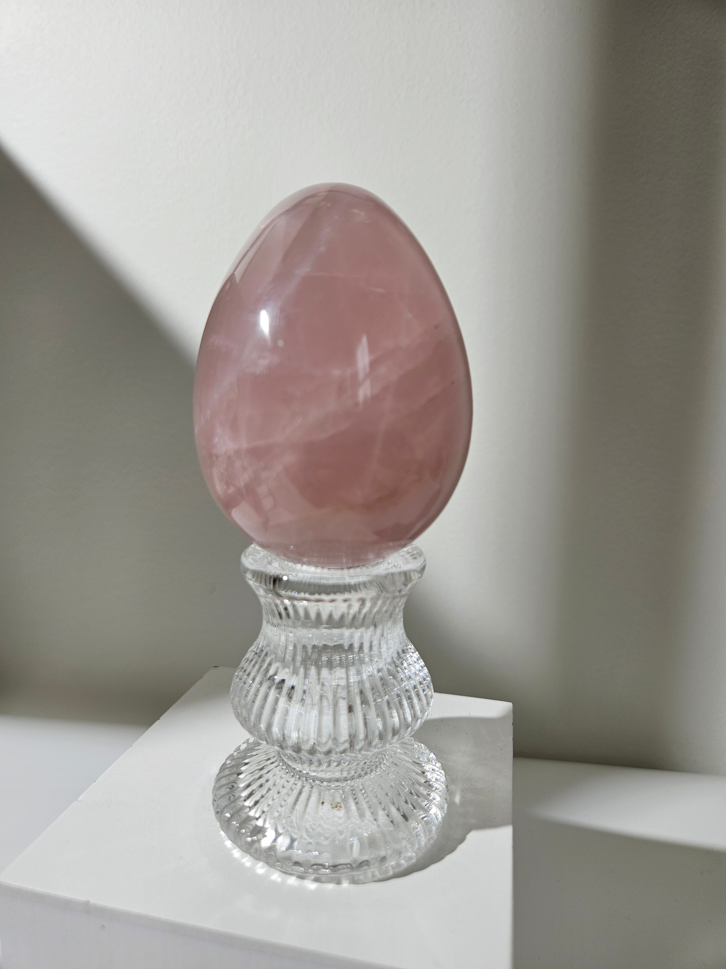 Rose Quartz Egg 001