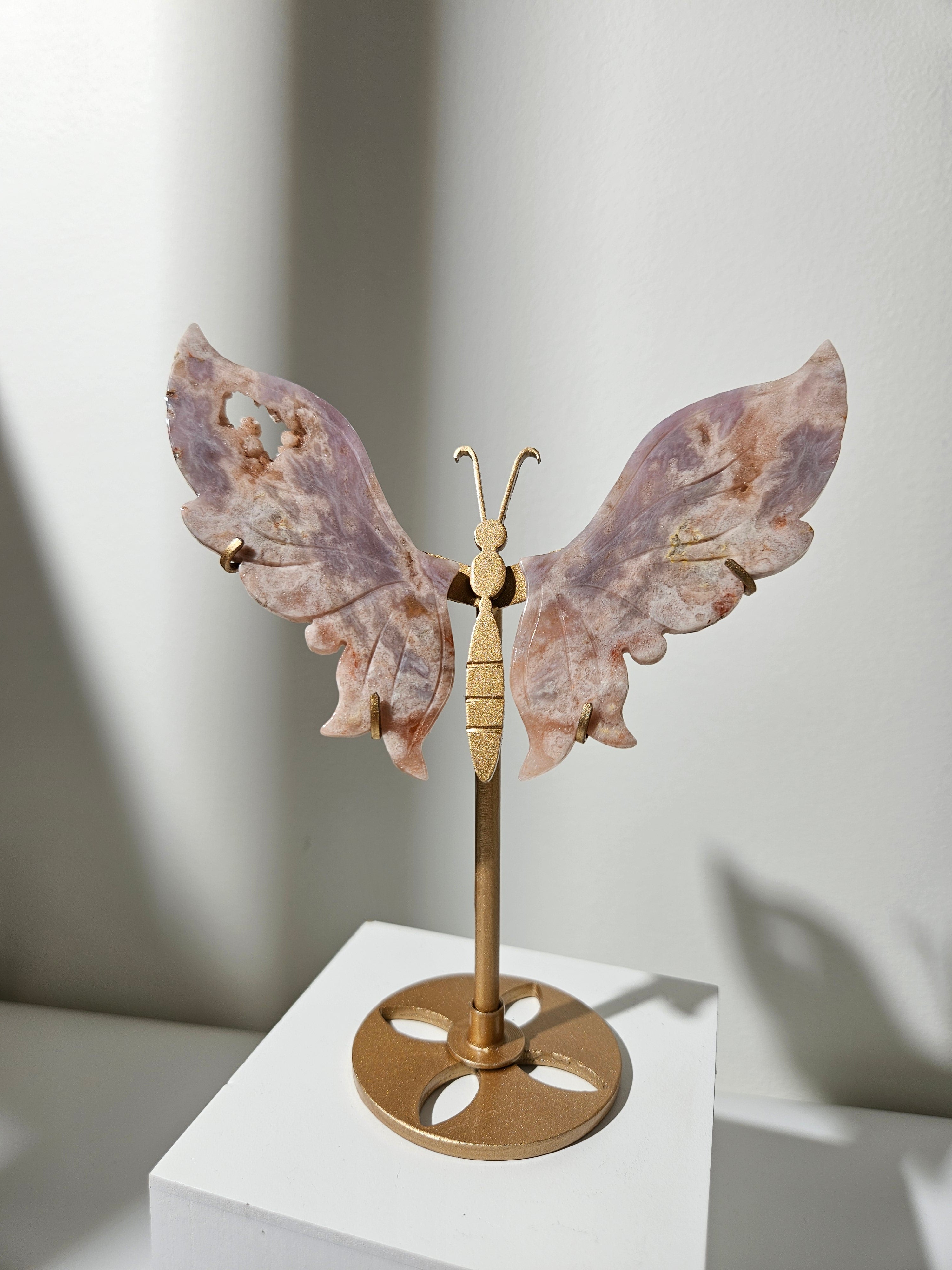 Pink Amethyst Butterfly 001