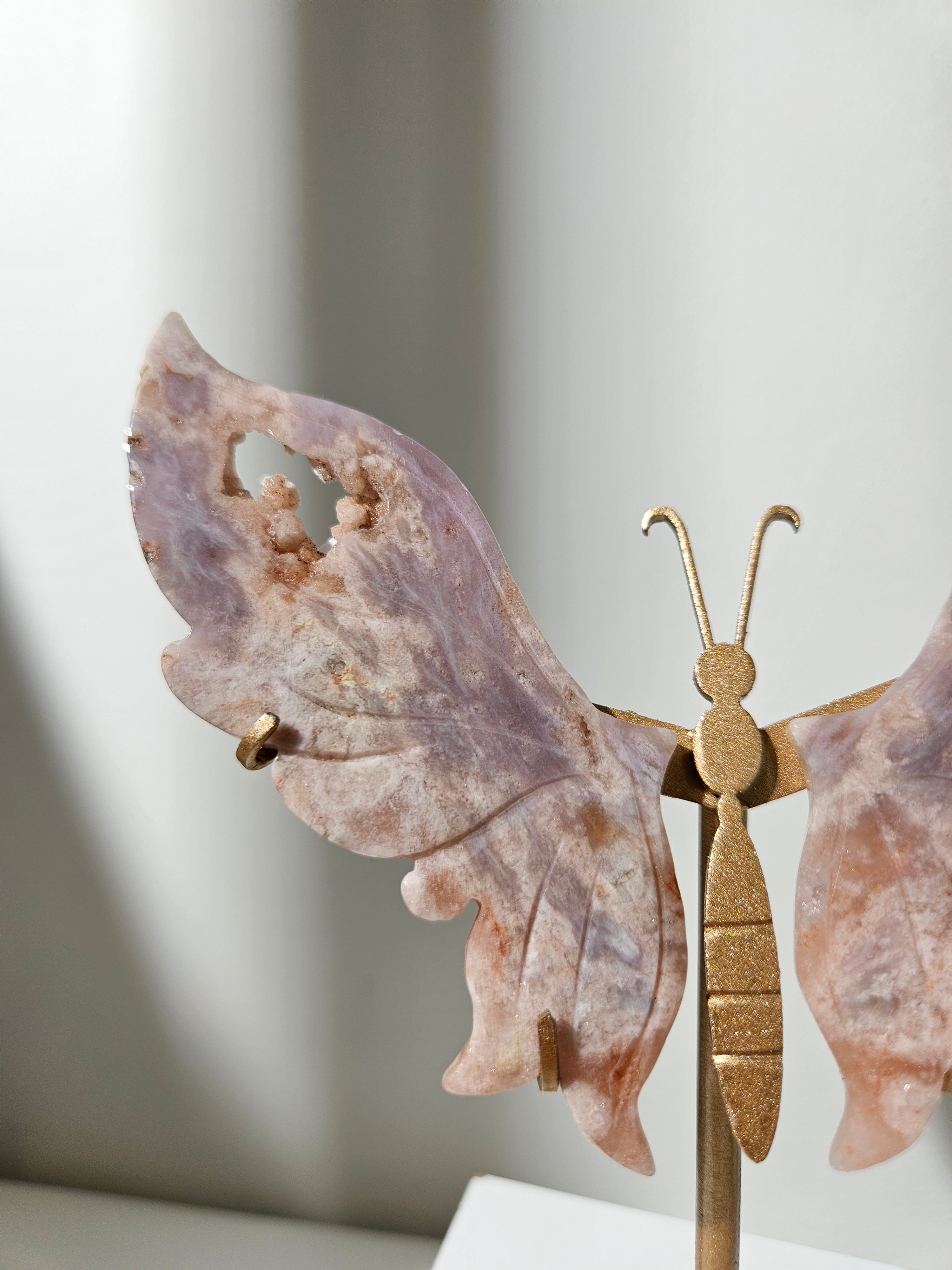 Pink Amethyst Butterfly 001