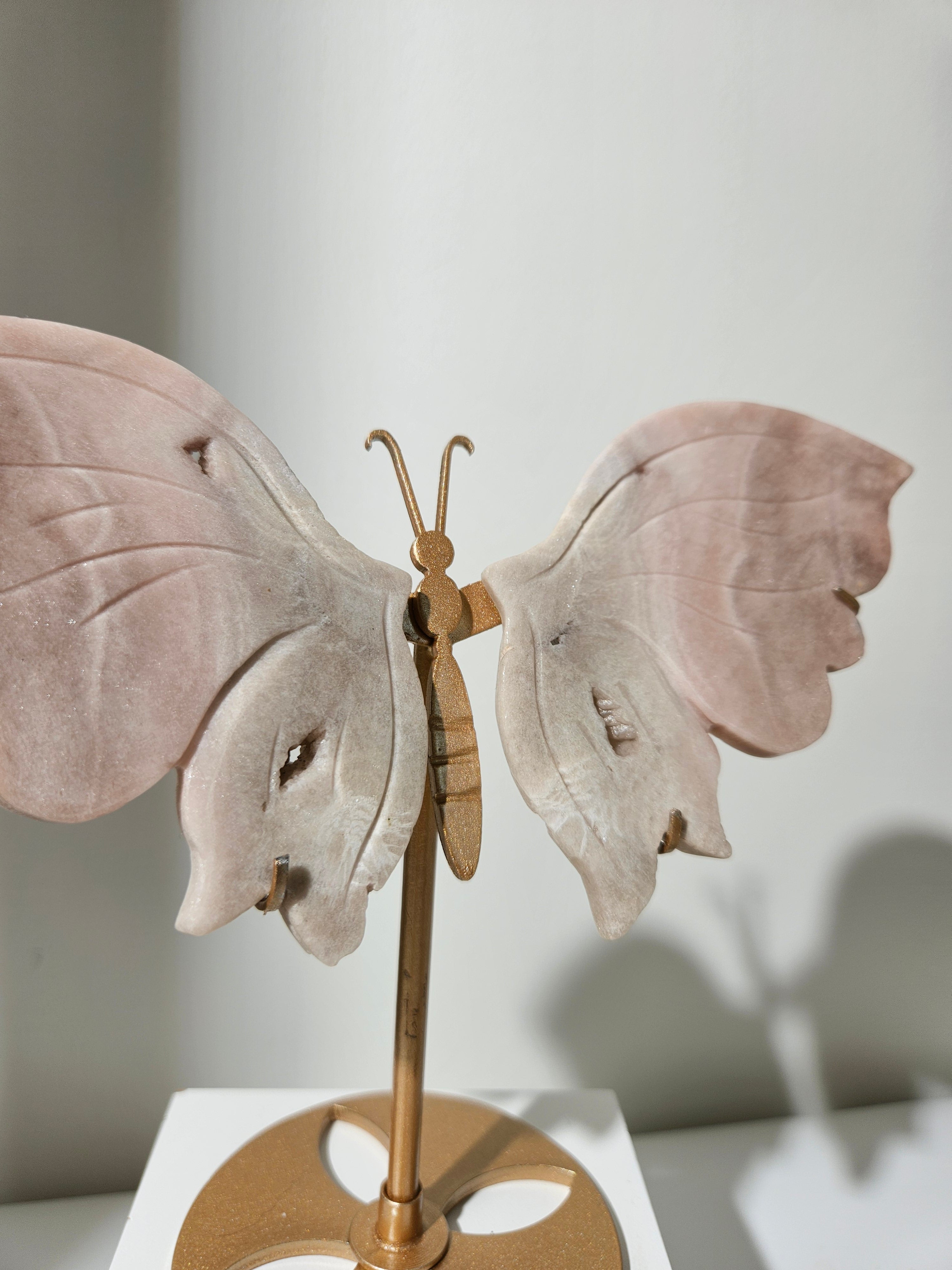 Pink Amethyst Butterfly 002
