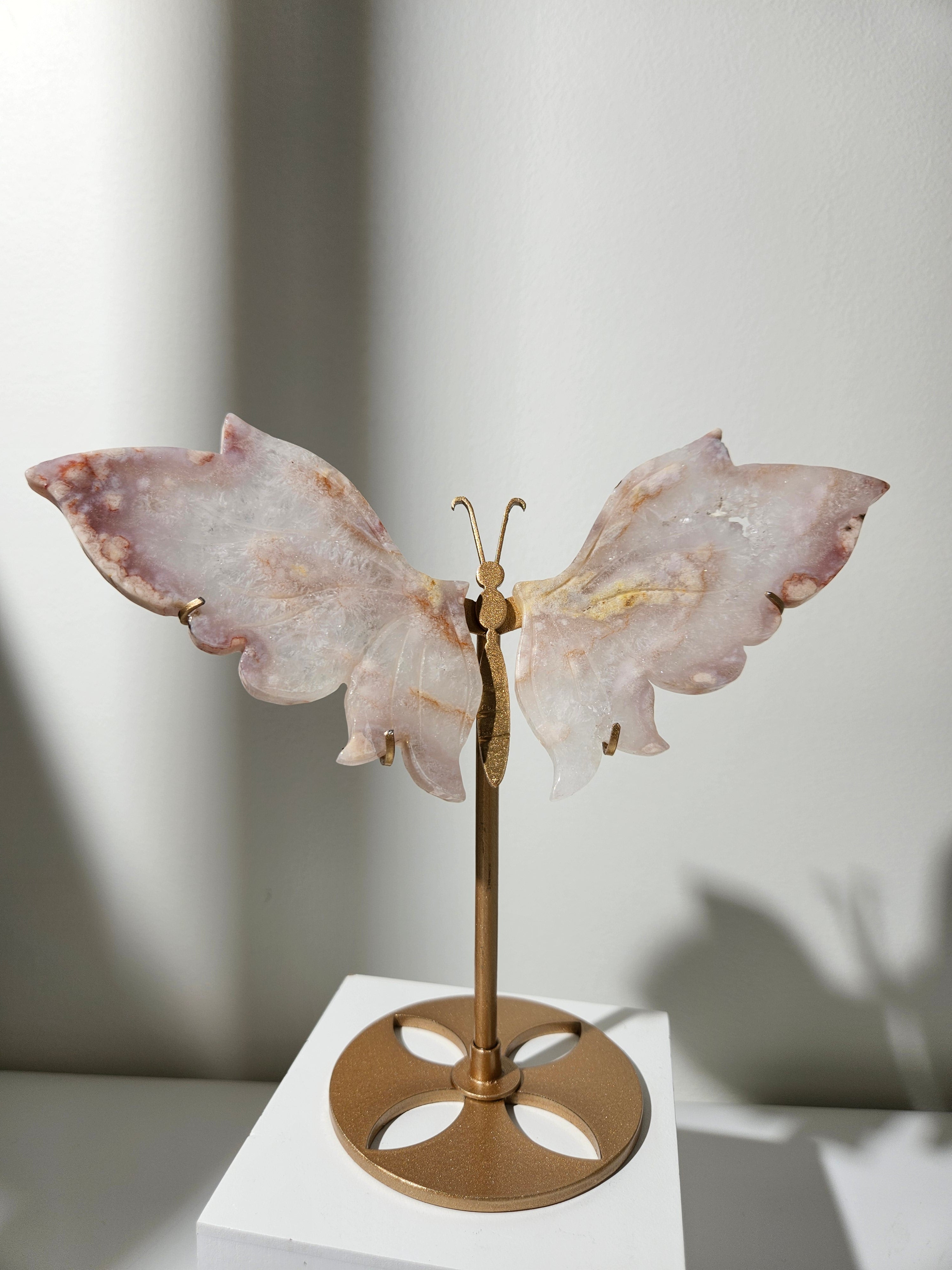 Pink Amethyst Butterfly 004