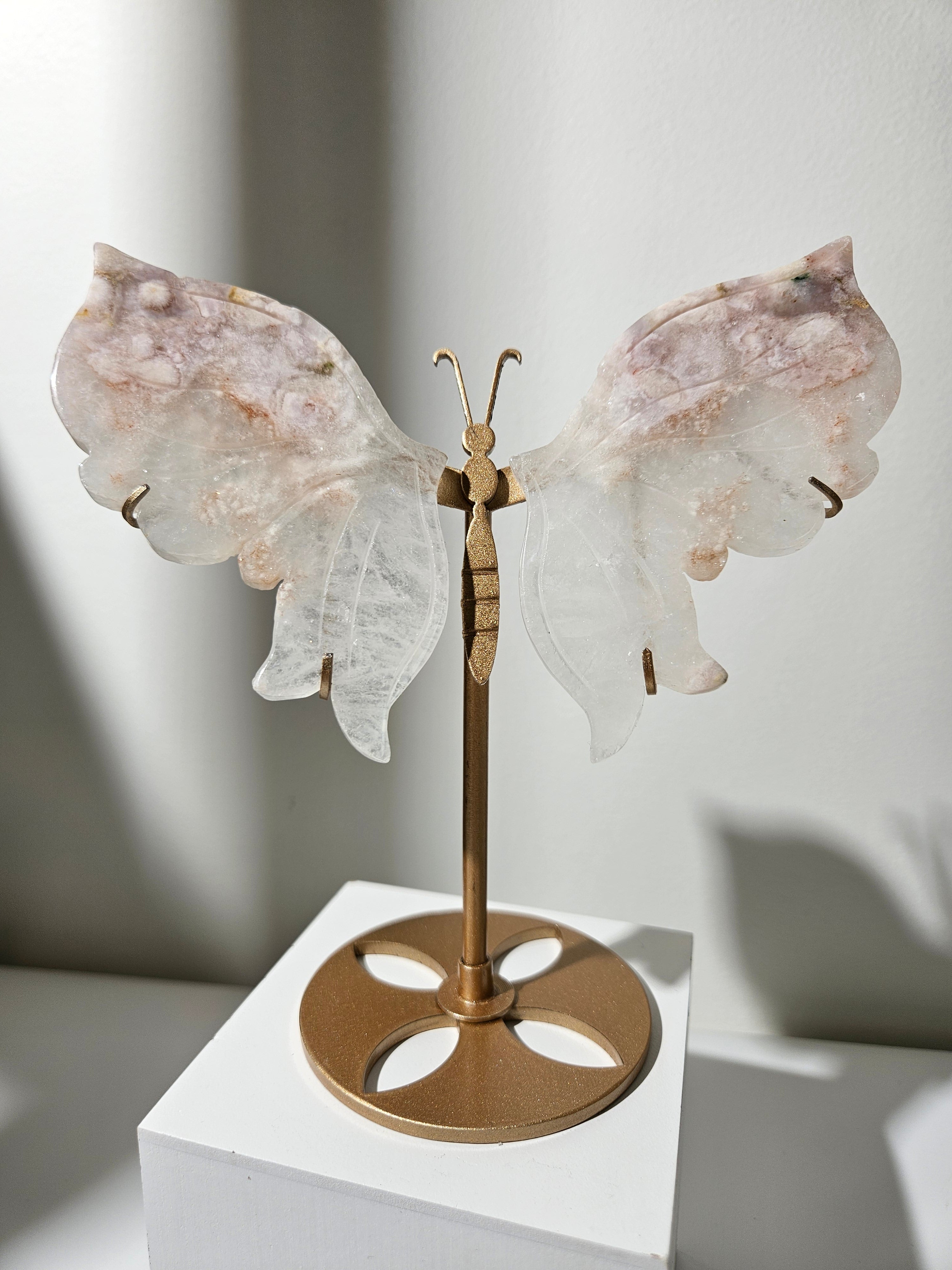 Pink Amethyst Butterfly 005