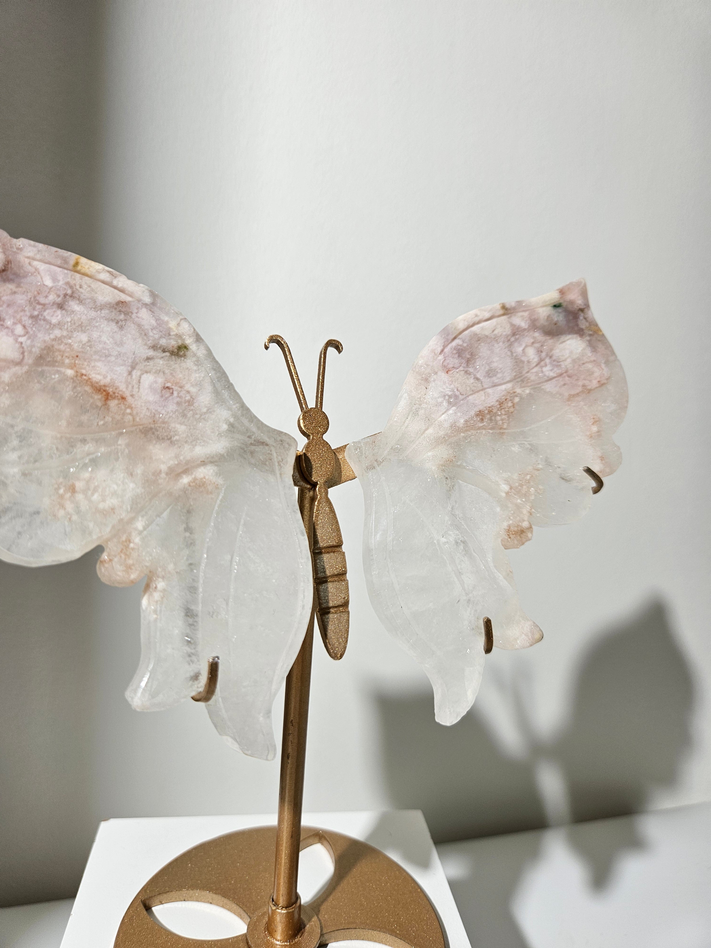 Pink Amethyst Butterfly 005
