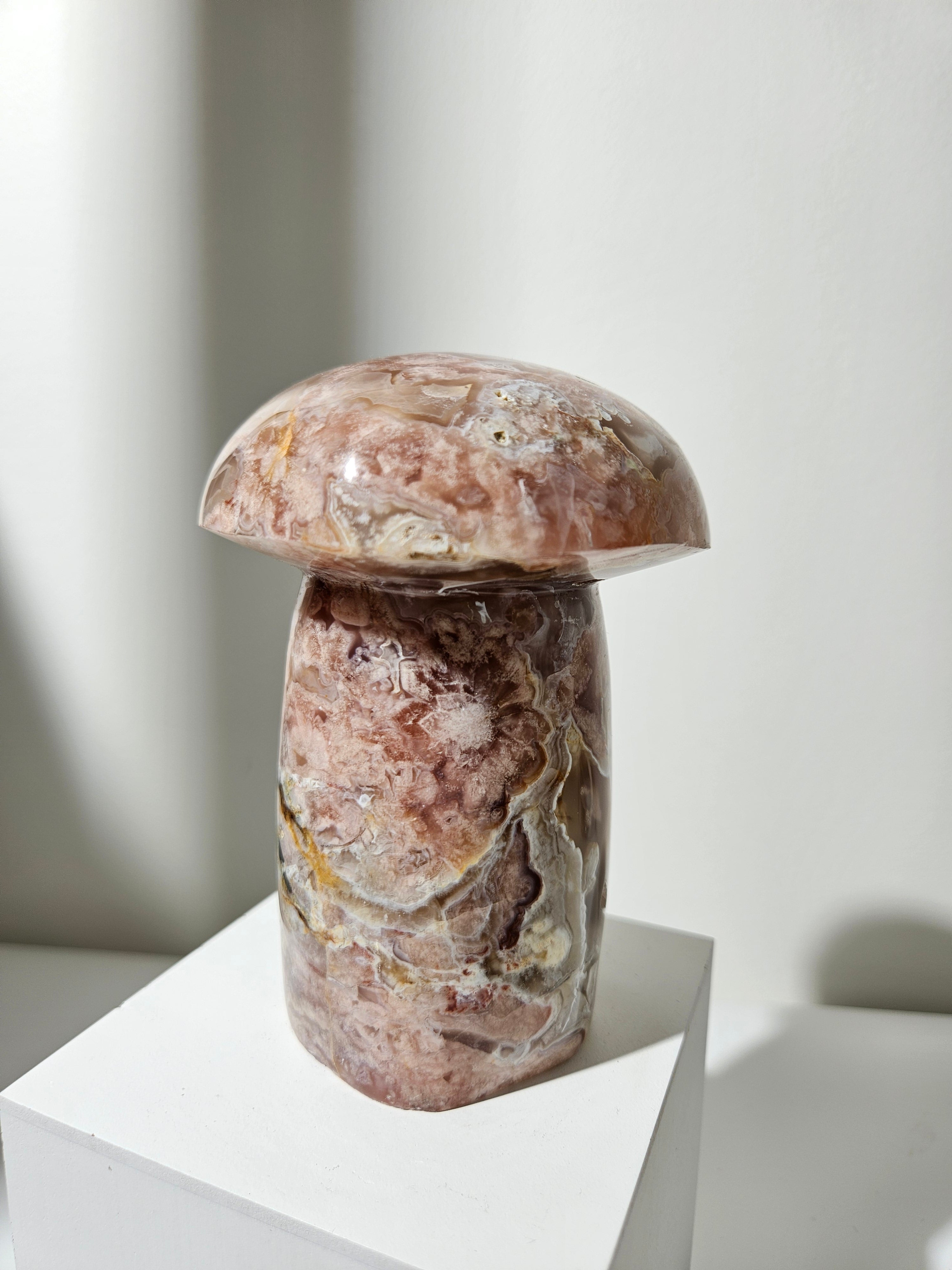 Flower Agate Mushroom 004