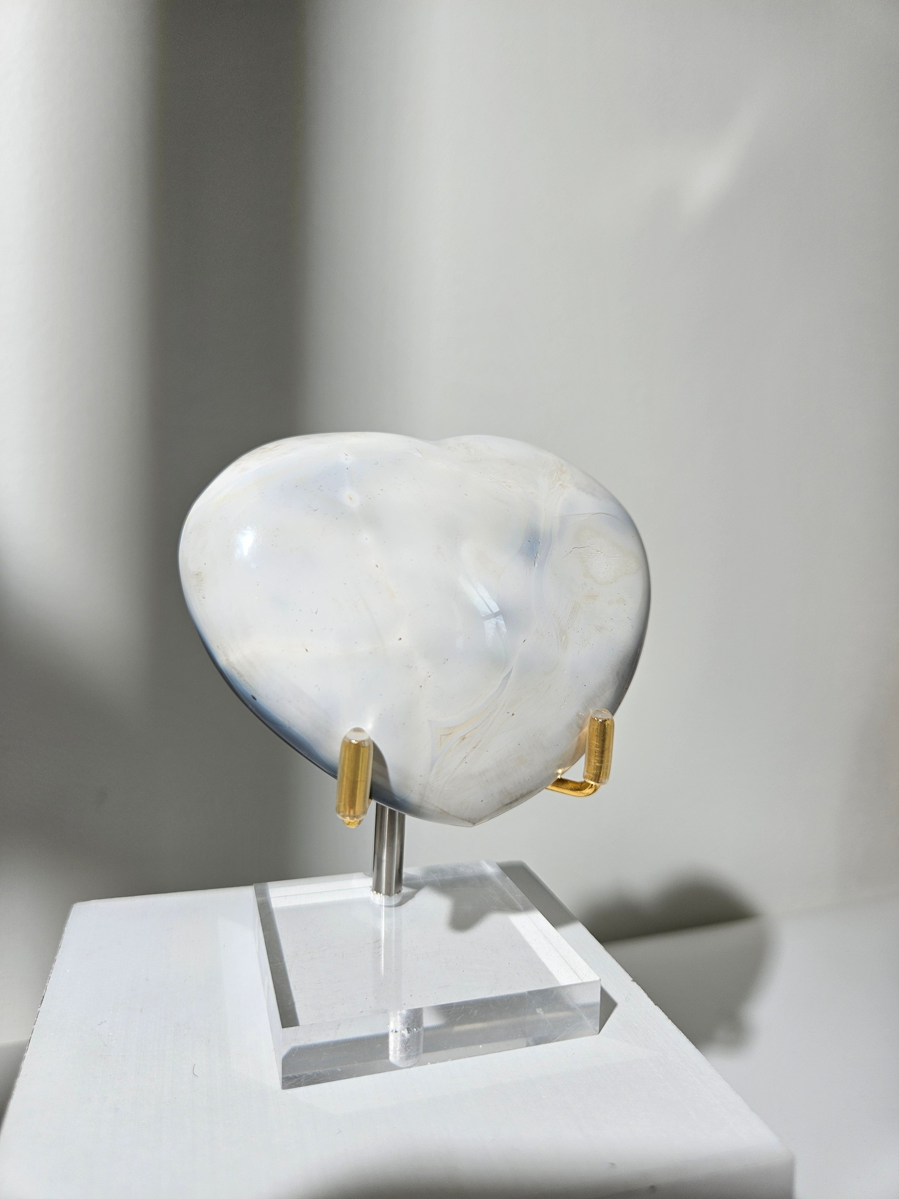 Orca Agate Heart 005