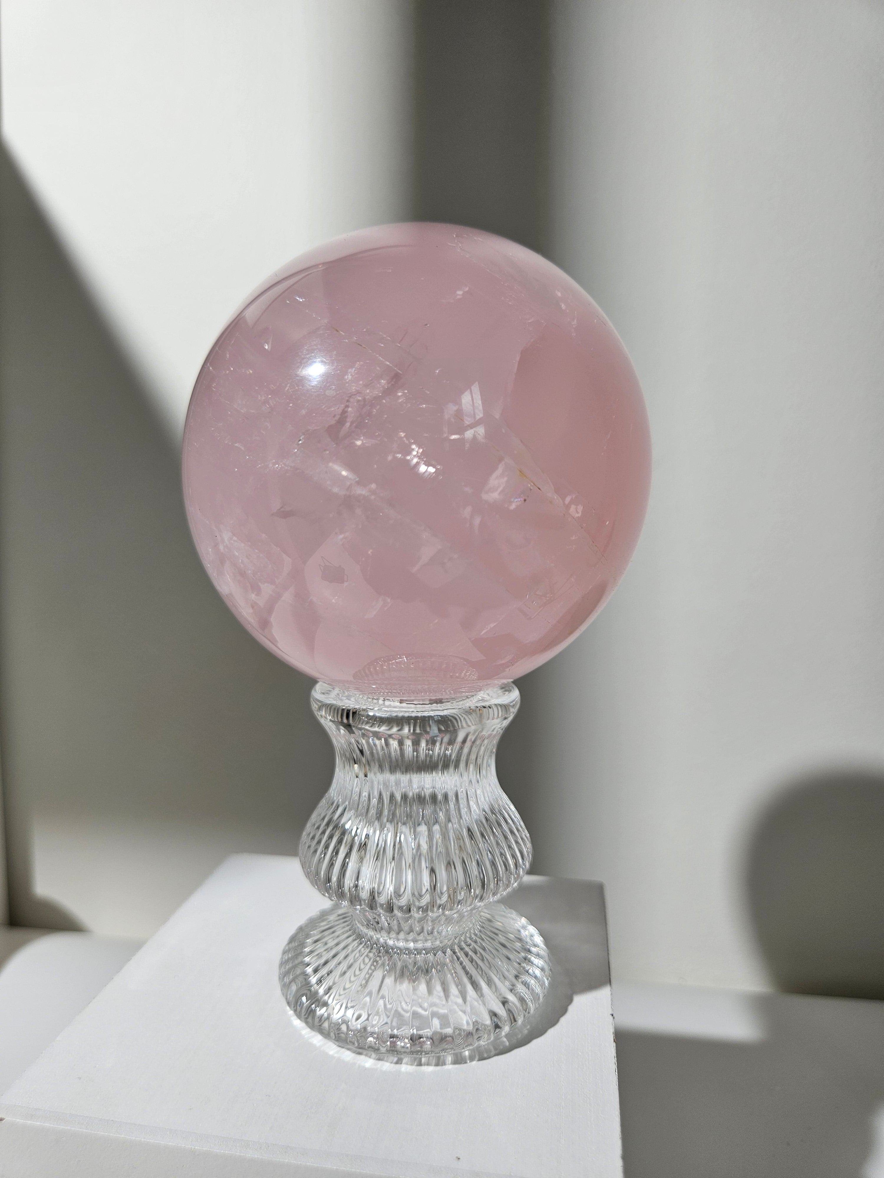 Rose Quartz Sphere 008