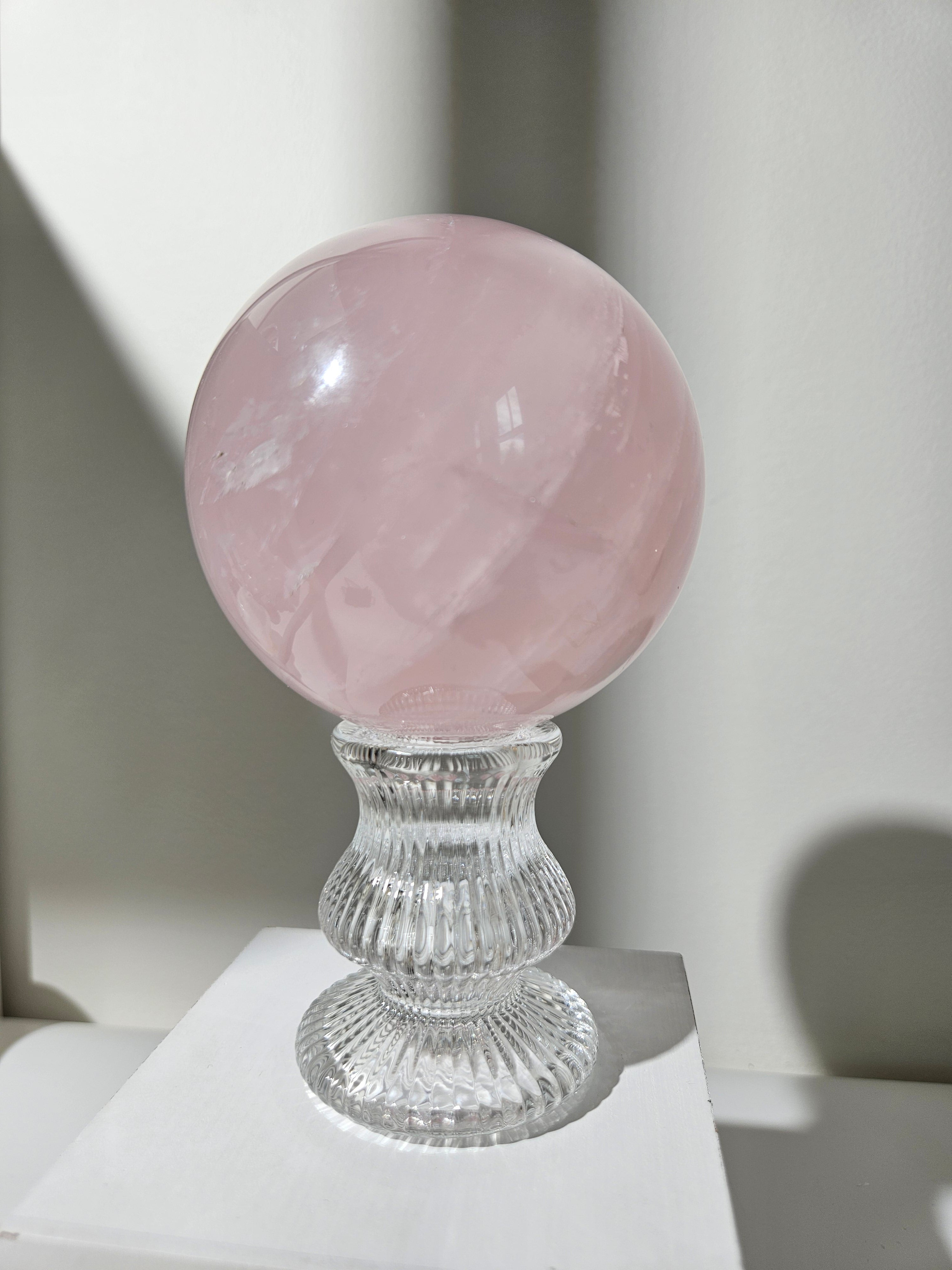 Rose Quartz Sphere 008