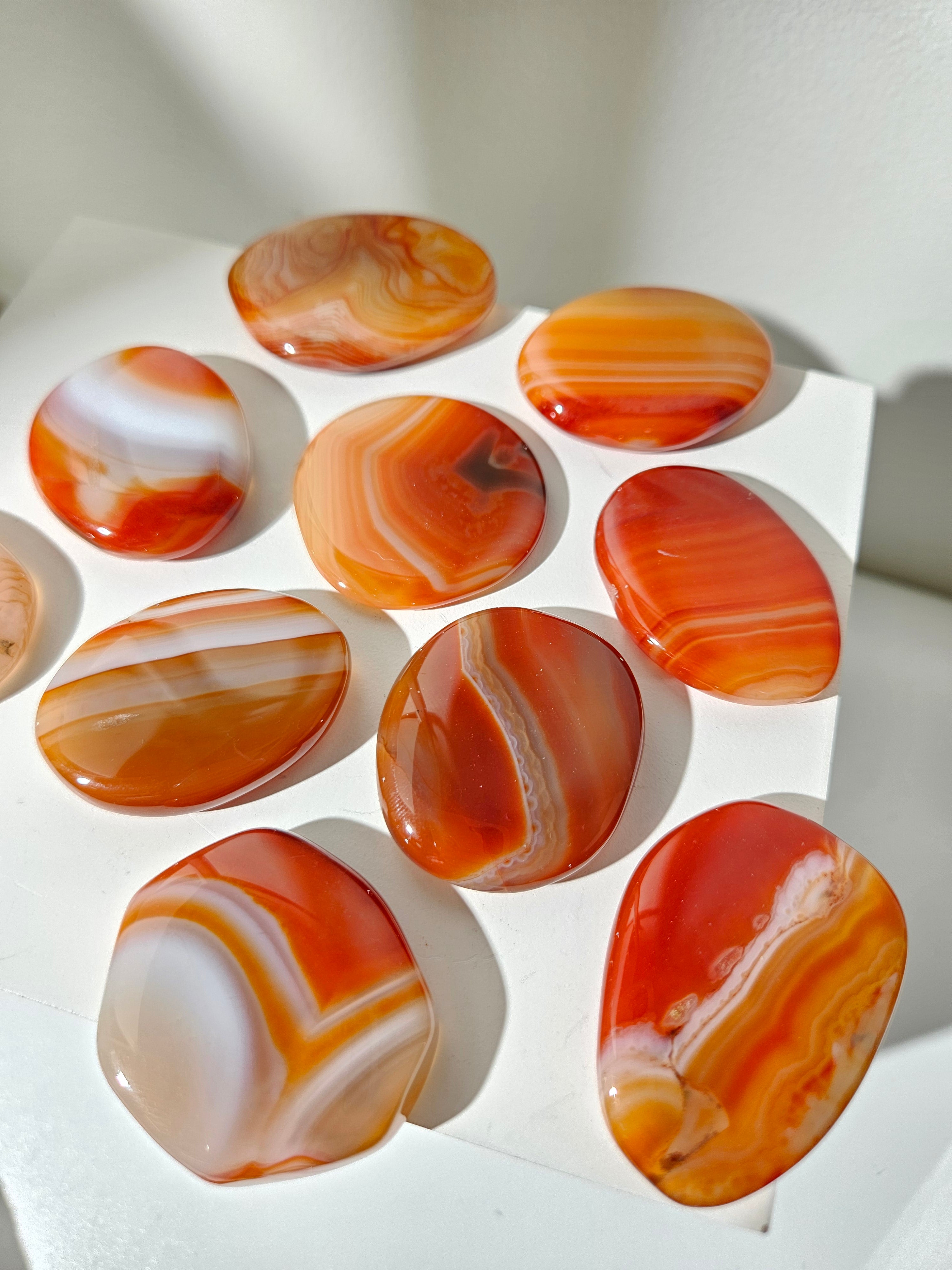 Carnelian Flat Crystal