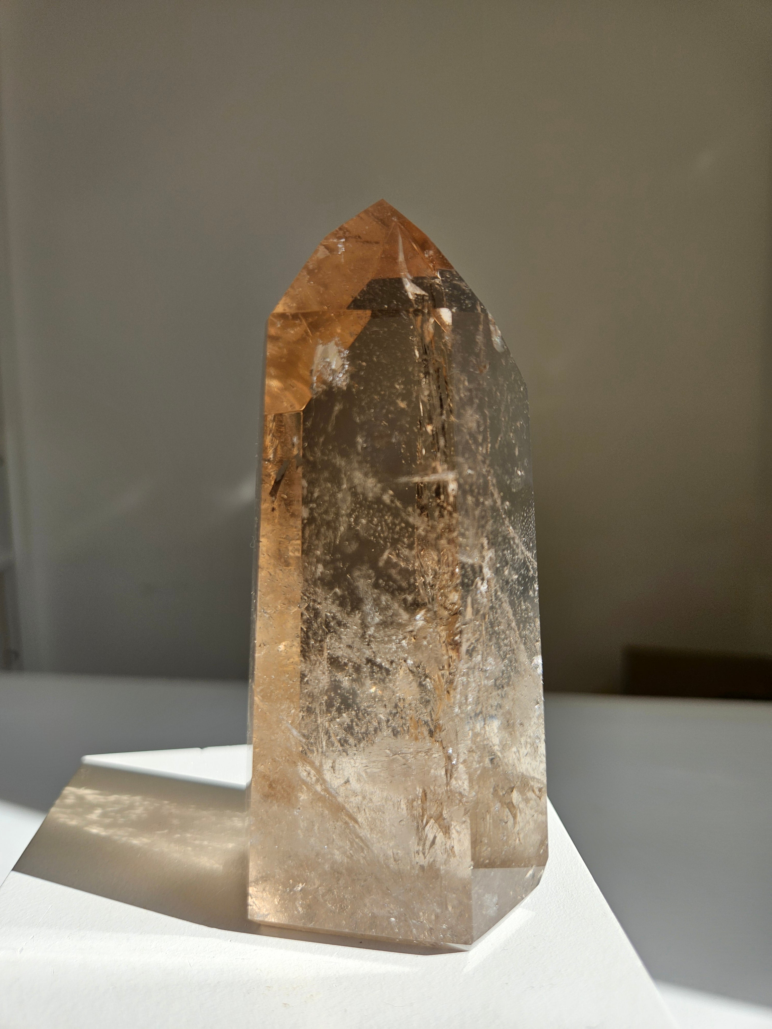 Smoky Quartz Tower 012