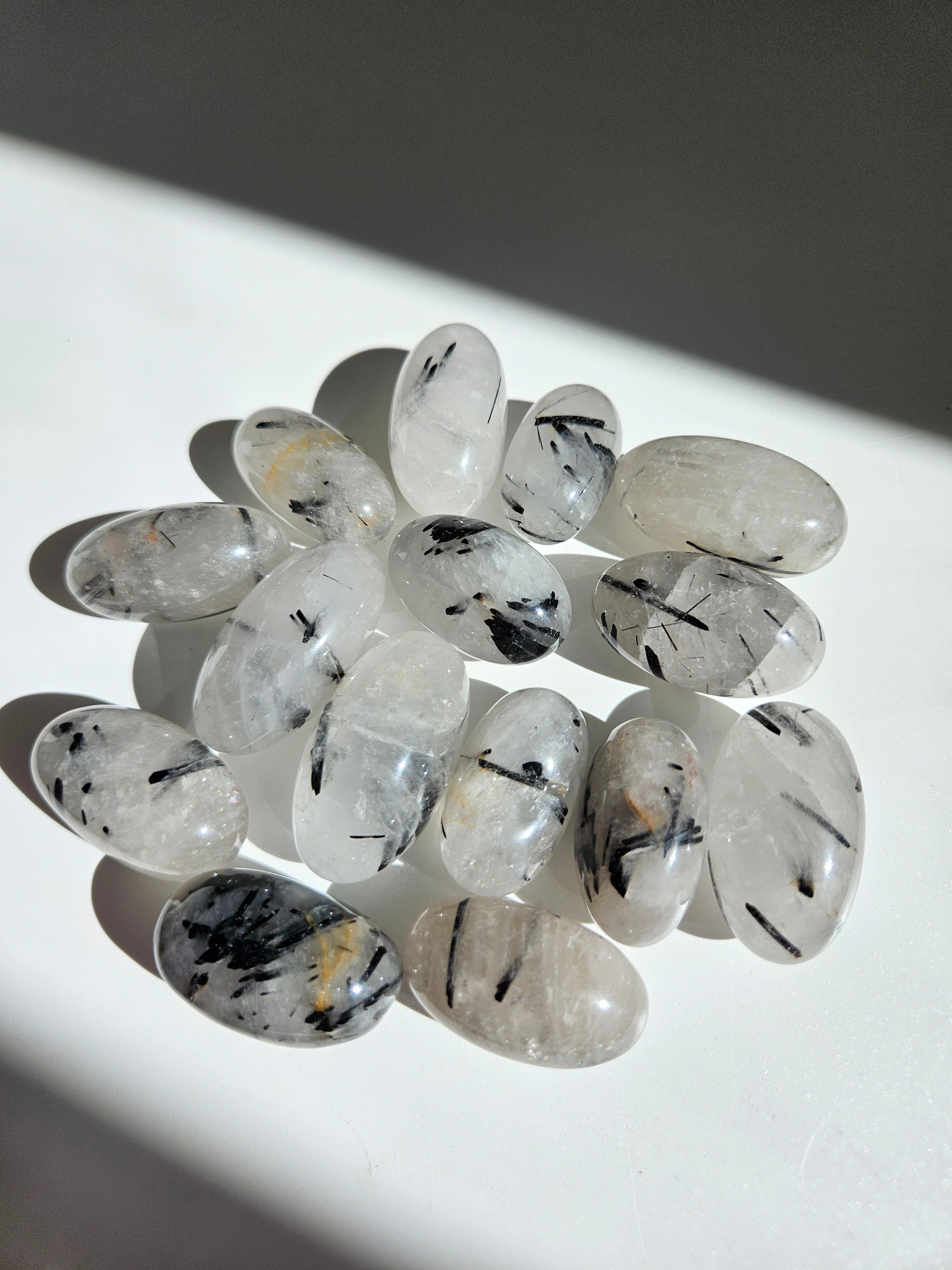 Black Tourmaline in Quartz Shiva