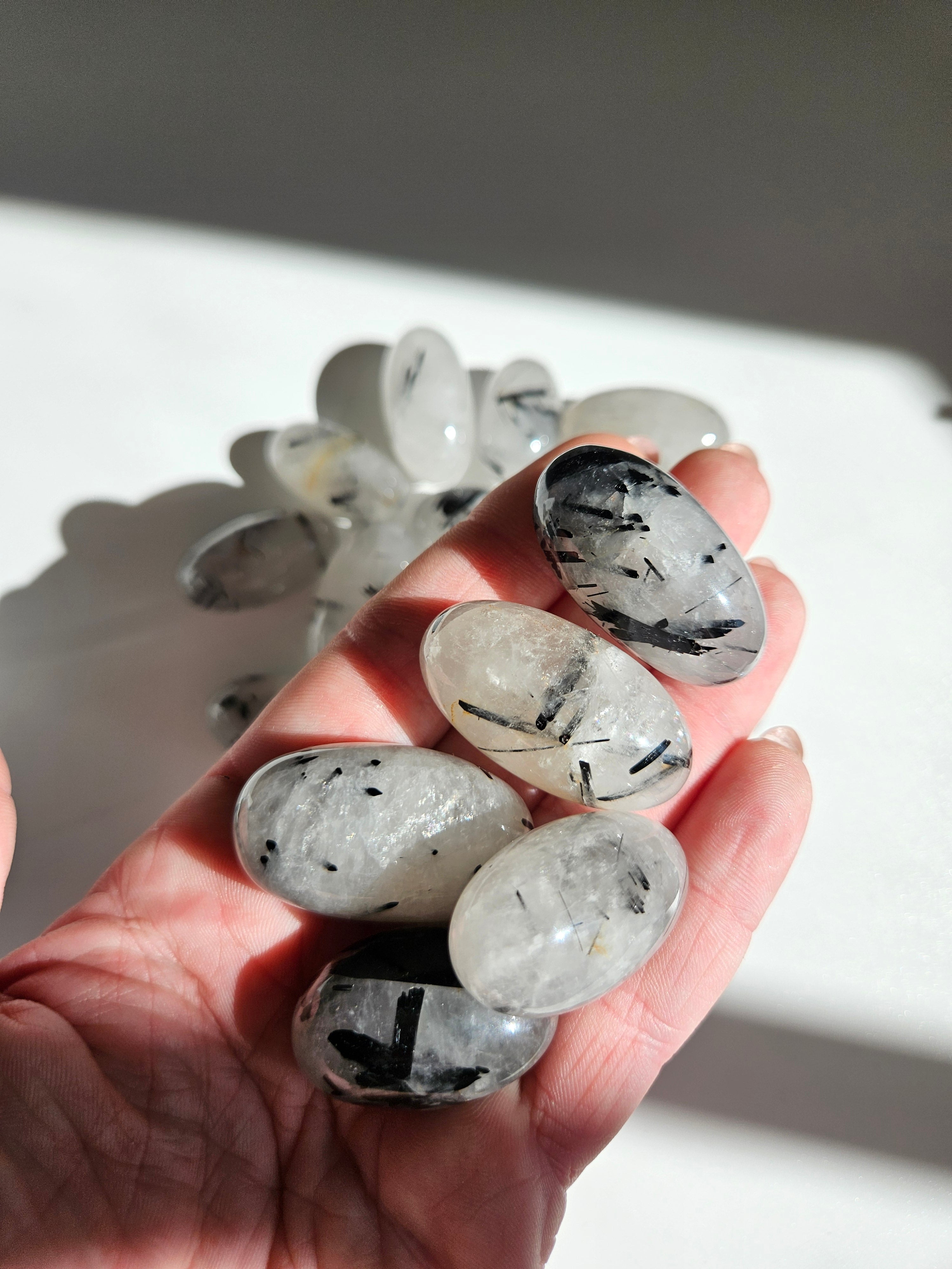 Black Tourmaline in Quartz Shiva