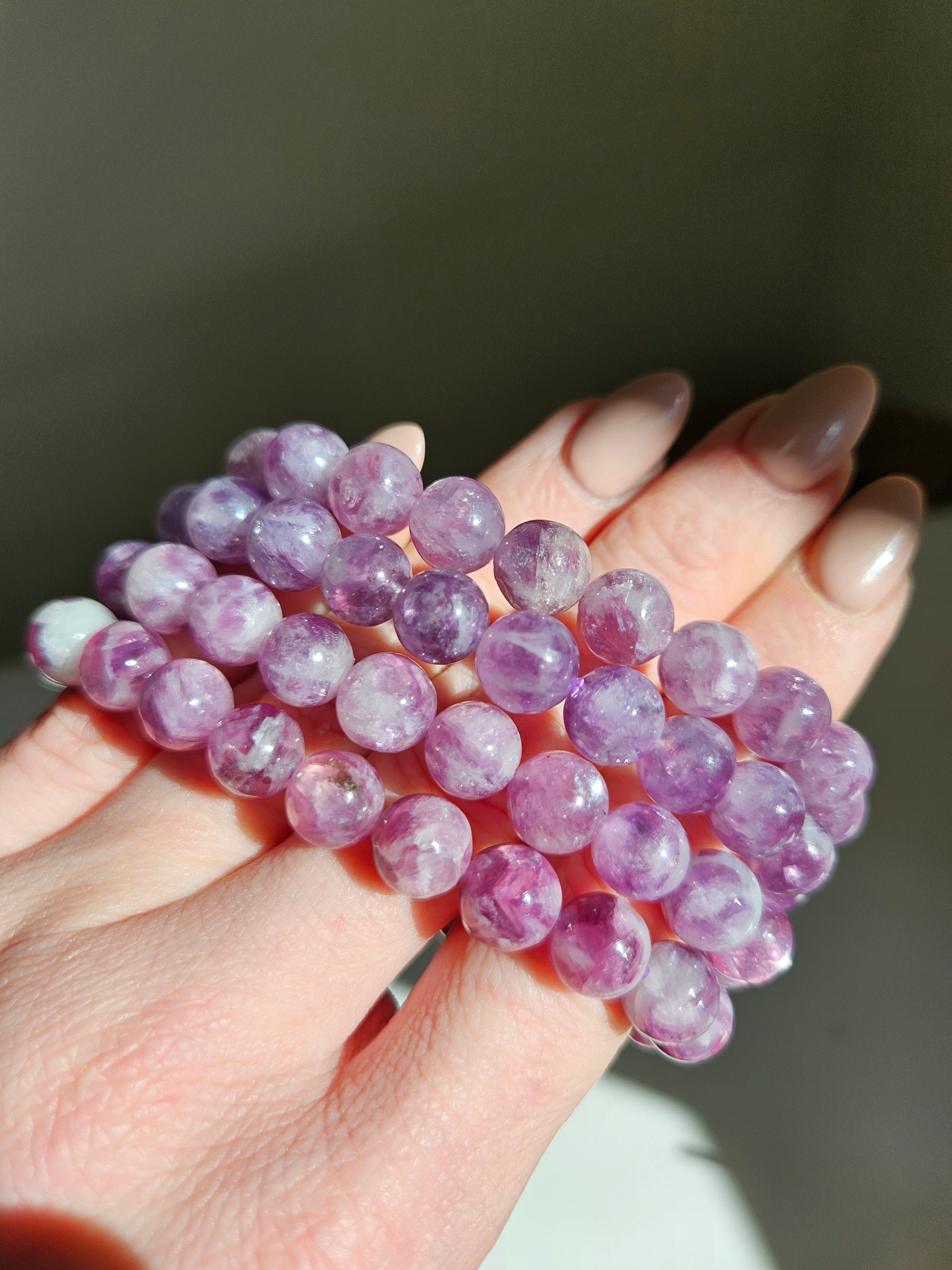Lepidolite Bracelet | 9mm