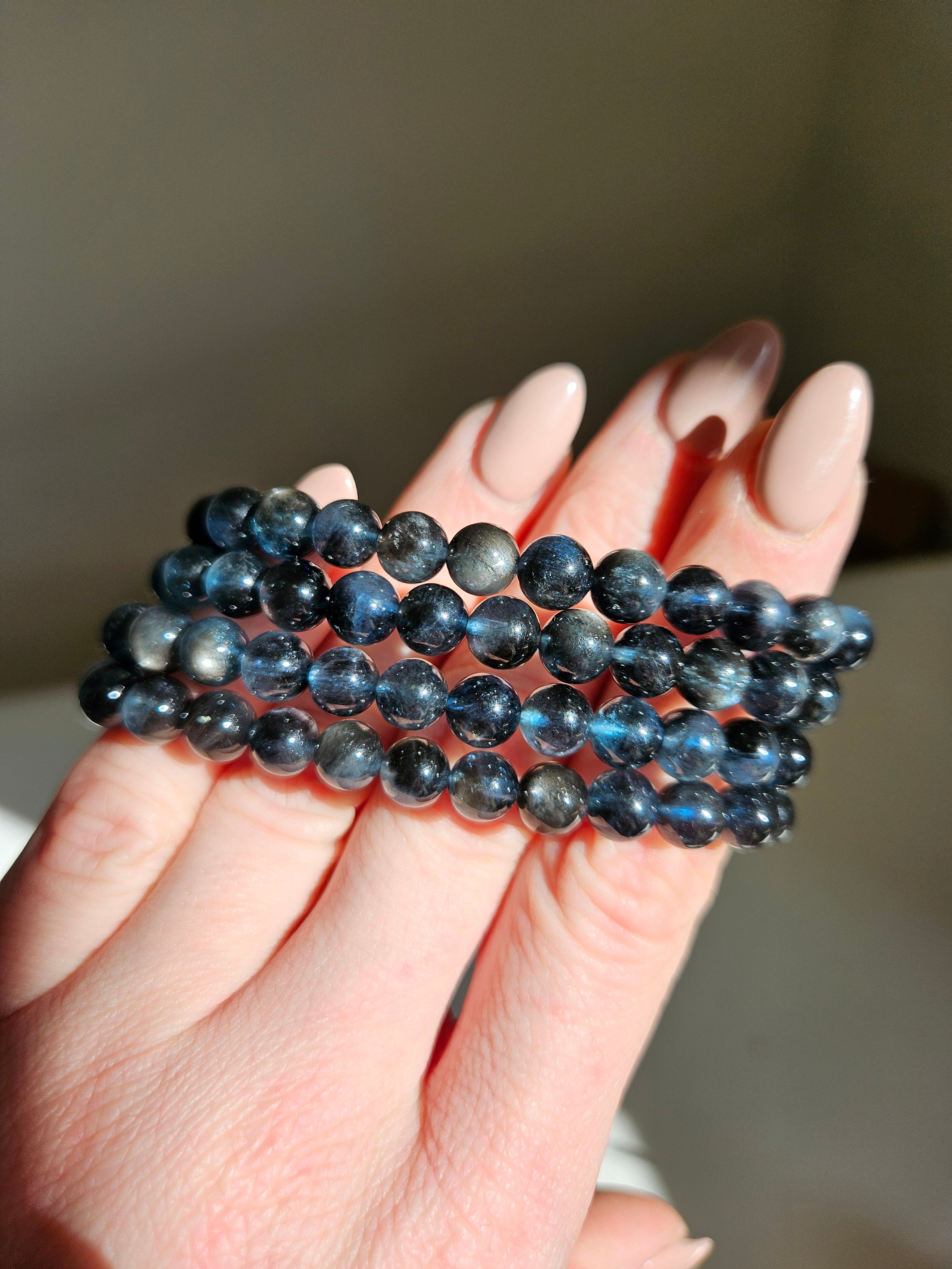 Devils Blue Aquamarine Bracelet | 7.5mm