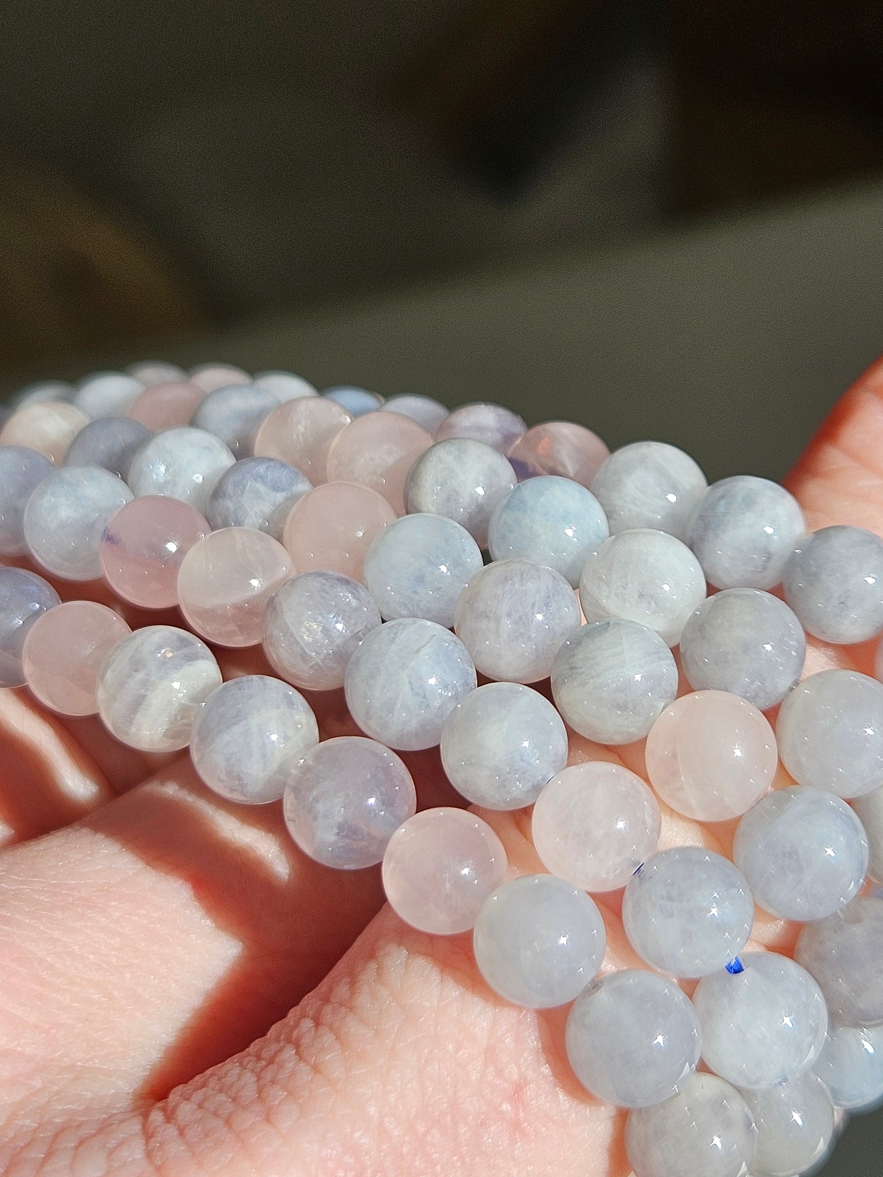 Blue Rose Quartz Bracelet | 6mm