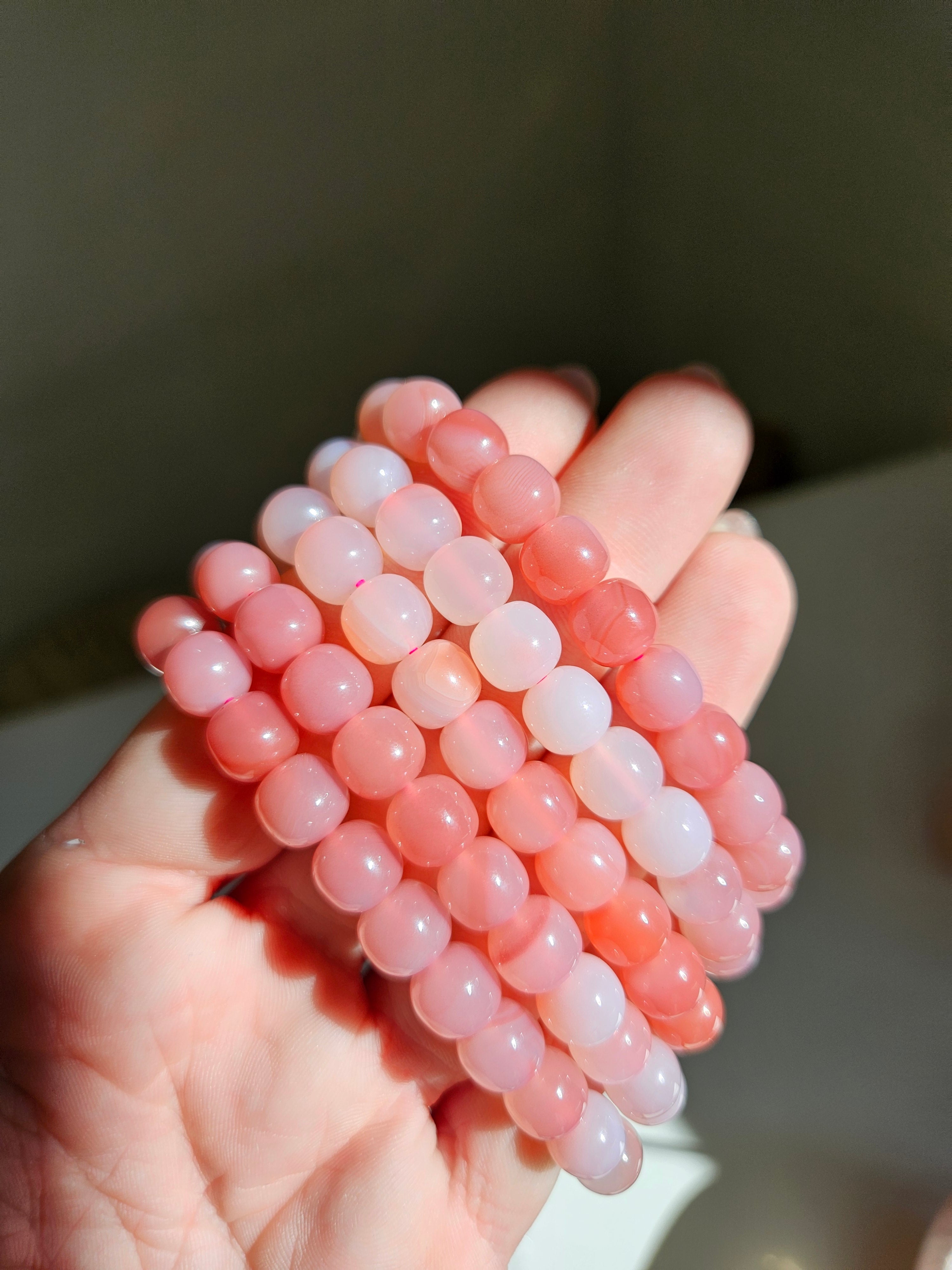 Pink Carnelian Bracelet | 10mm