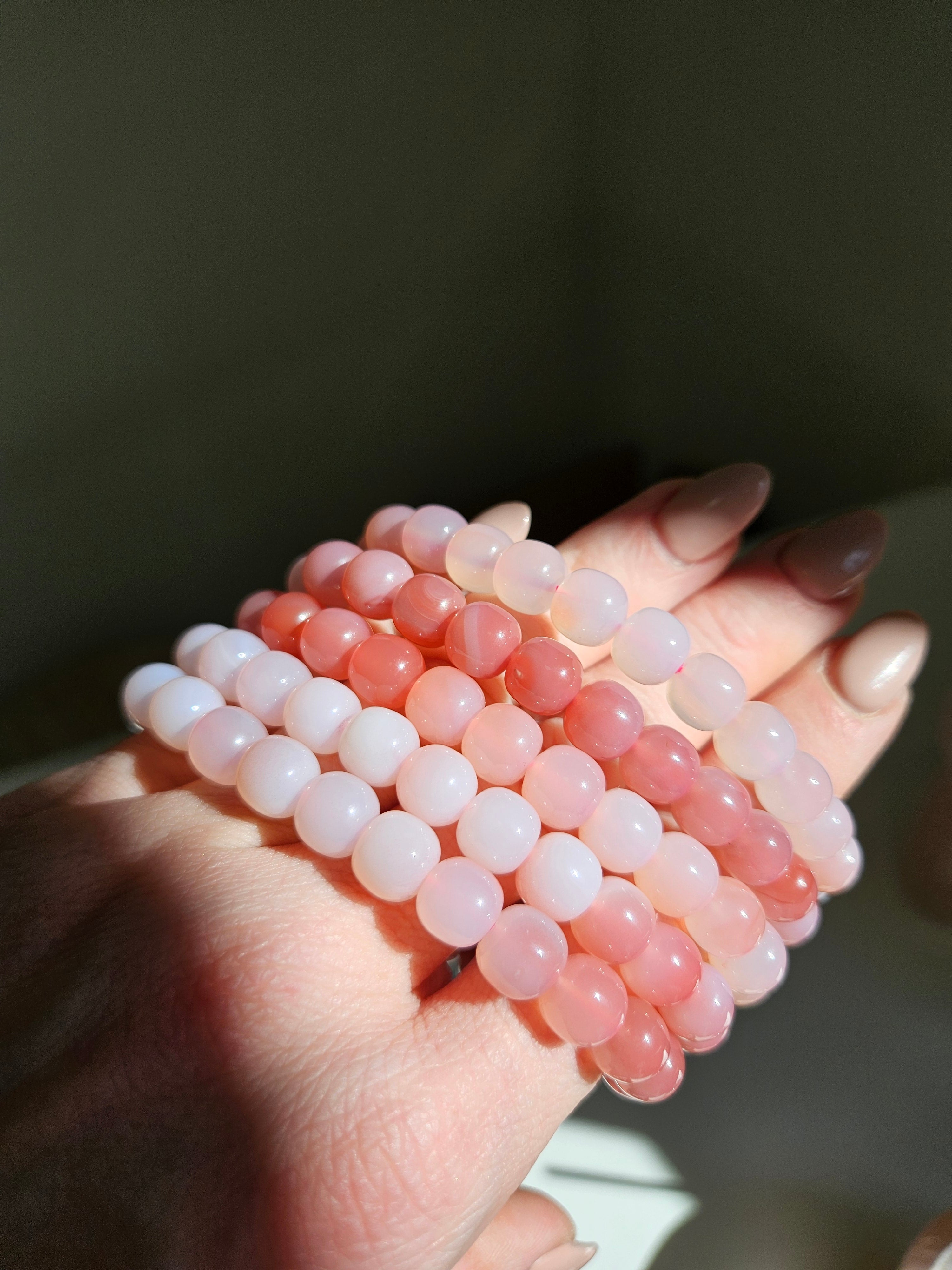 Pink Carnelian Bracelet | 10mm