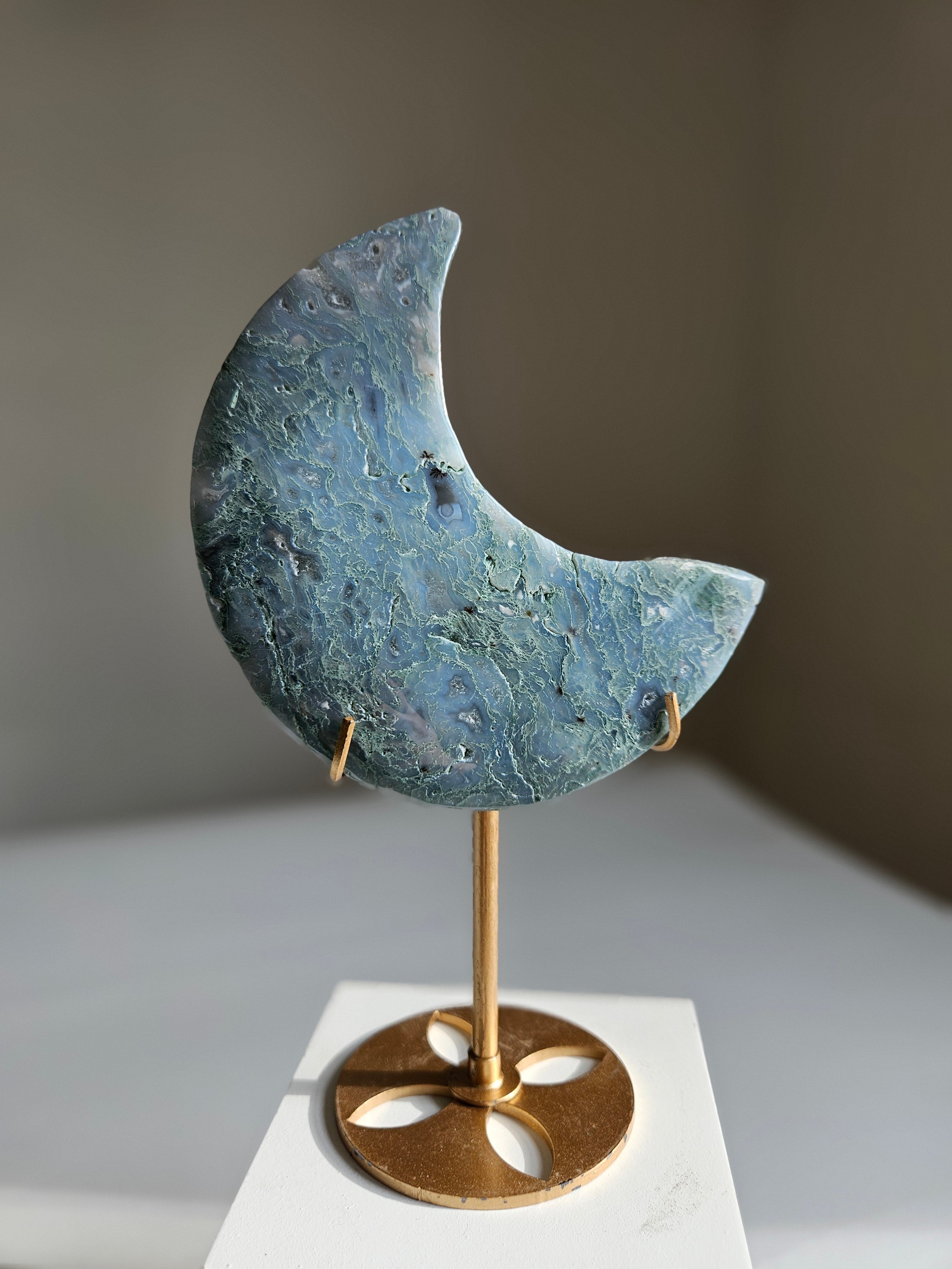 Moss Agate Moon 002