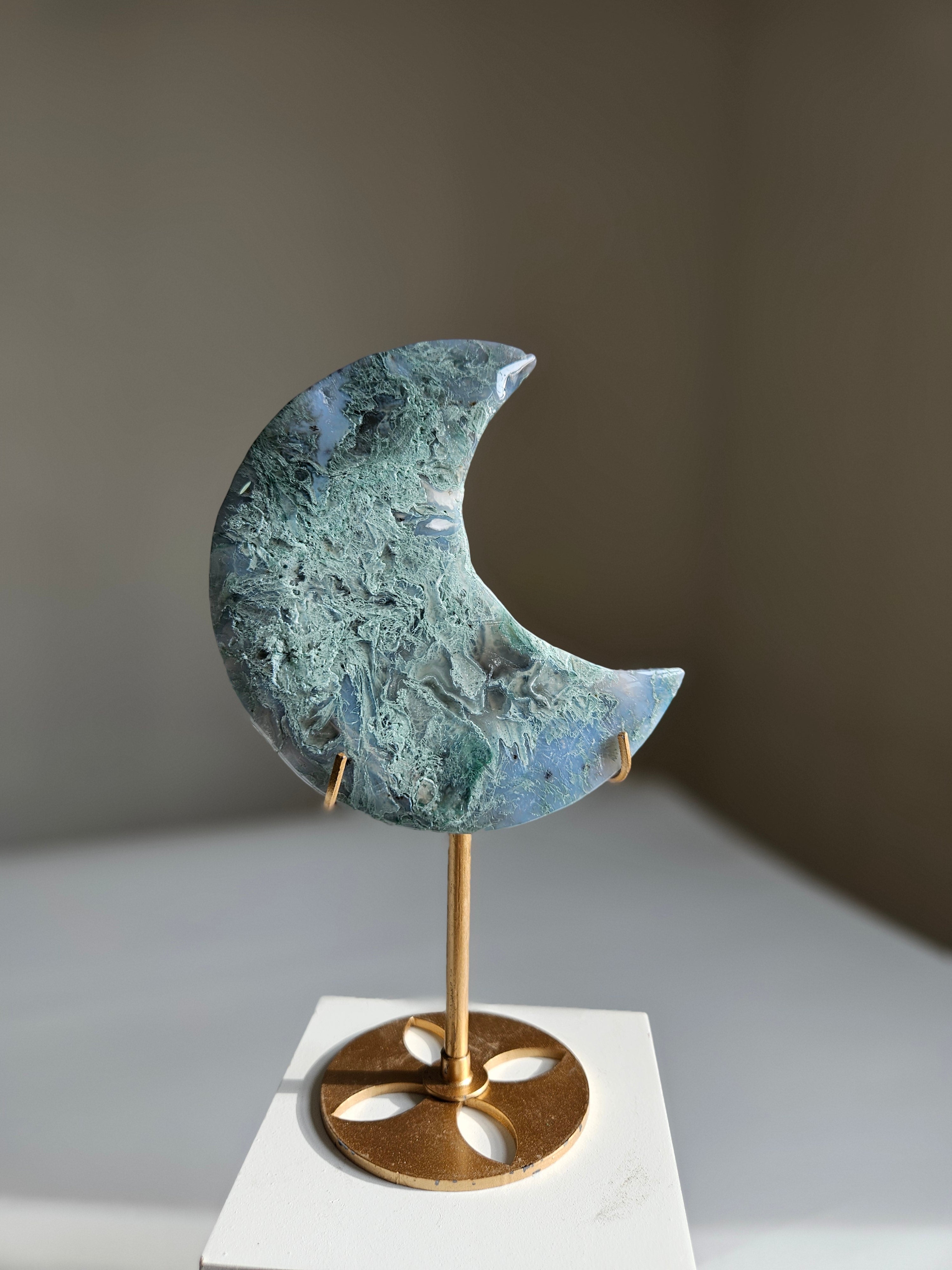 Moss Agate Moon 003