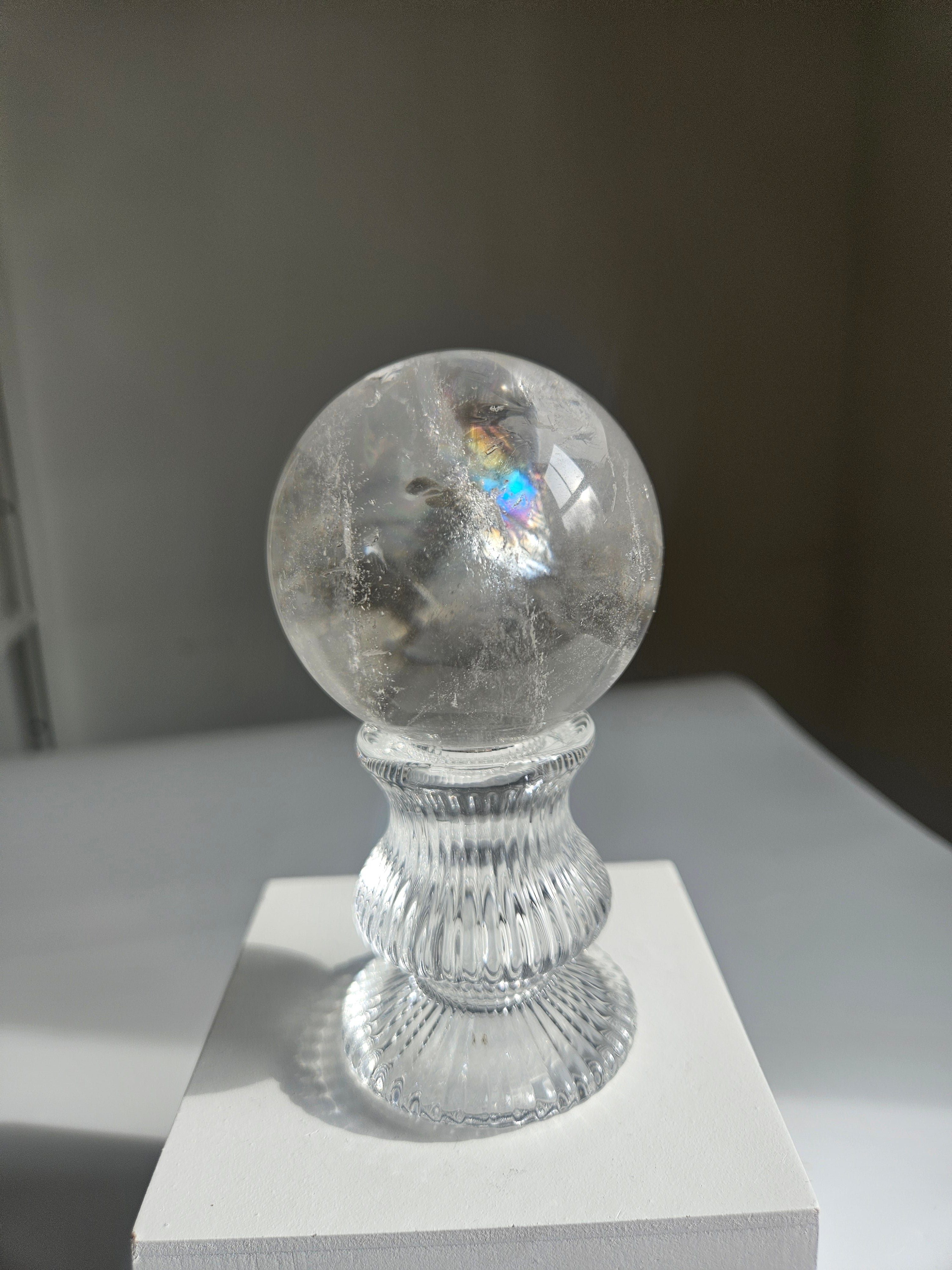 Lemurian Quartz Sphere 007