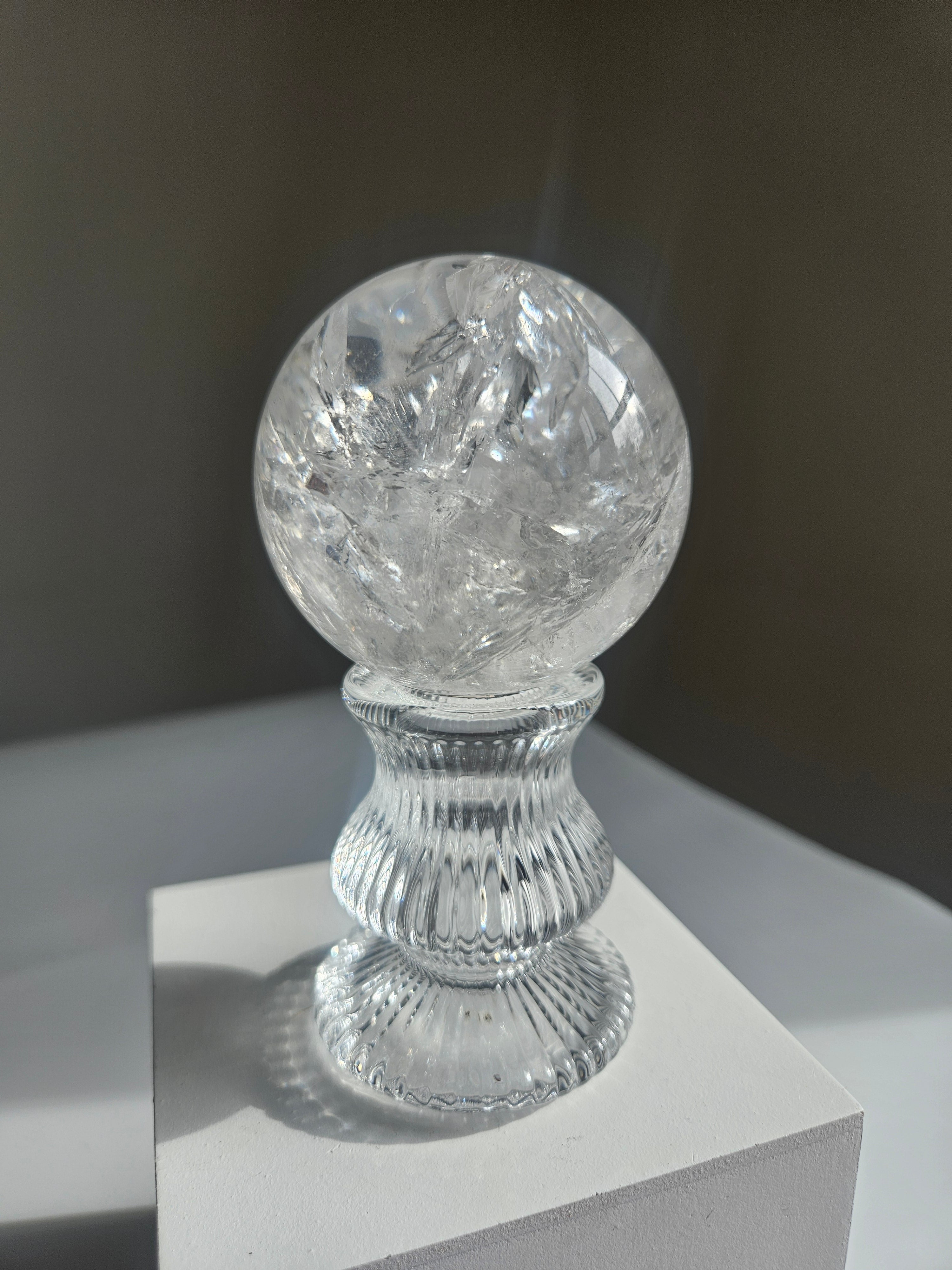 Lemurian Quartz Sphere 008