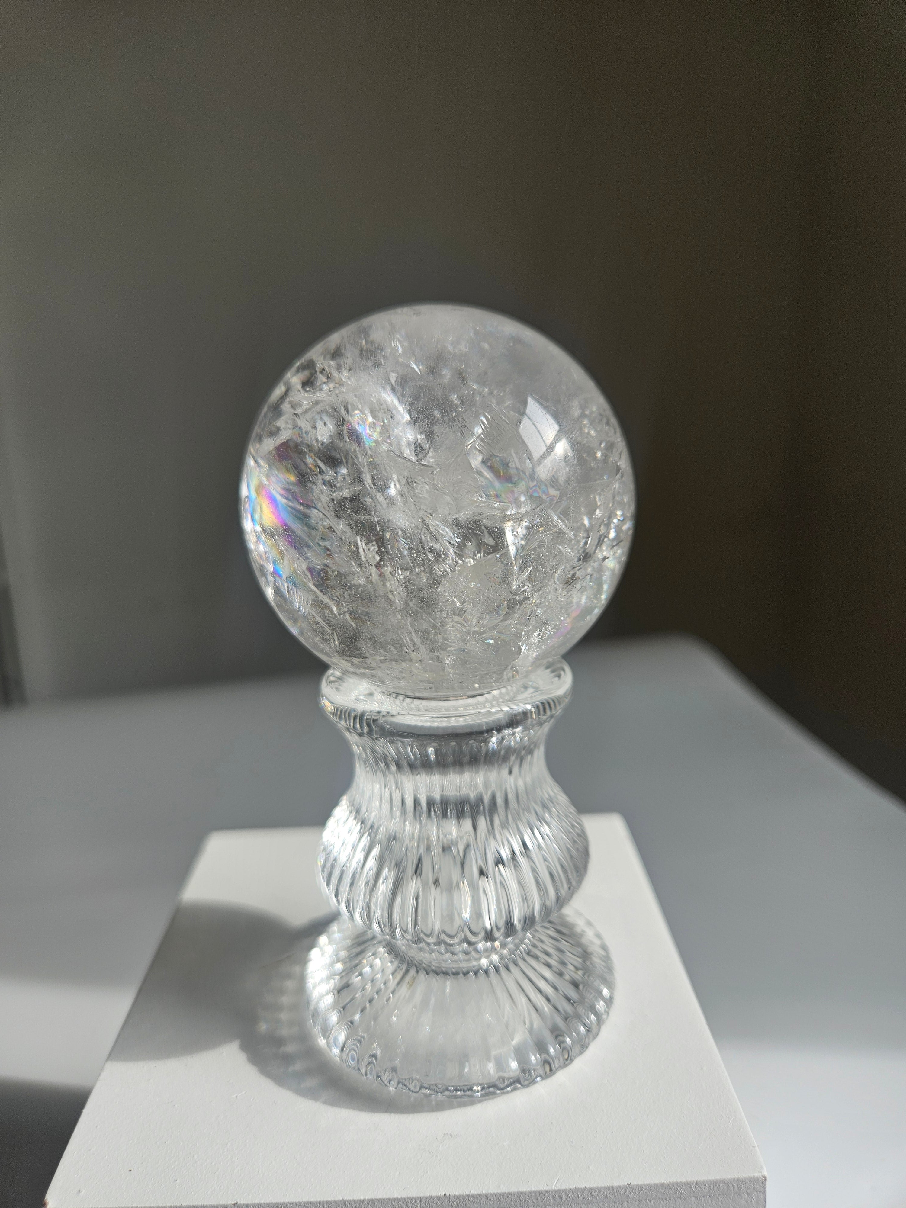 Lemurian Quartz Sphere 009