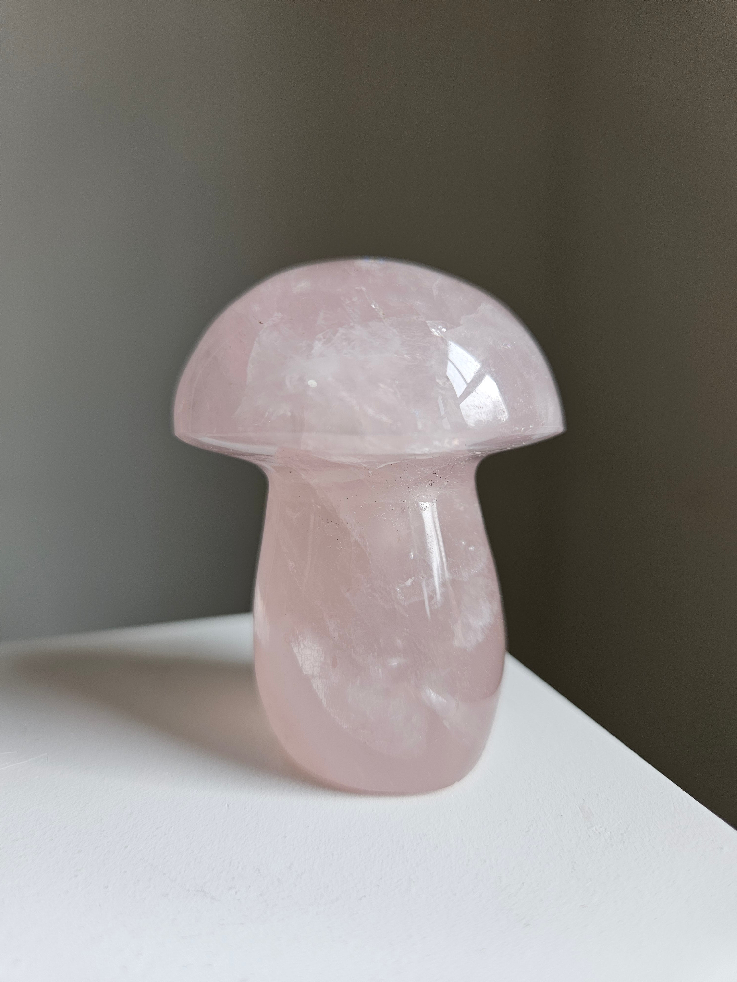 Rose Quartz Mushroom 002