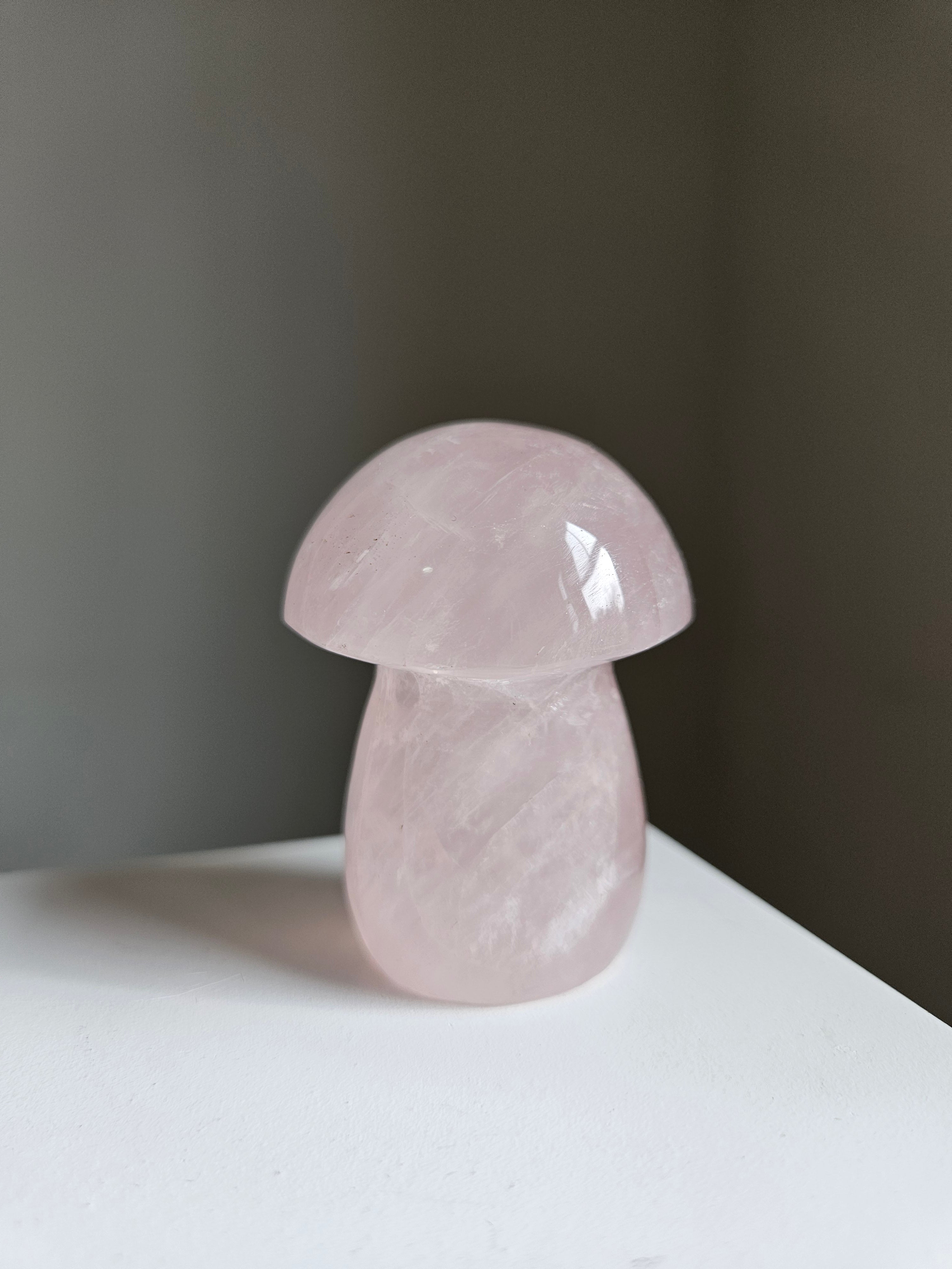 Rose Quartz Mushroom 004