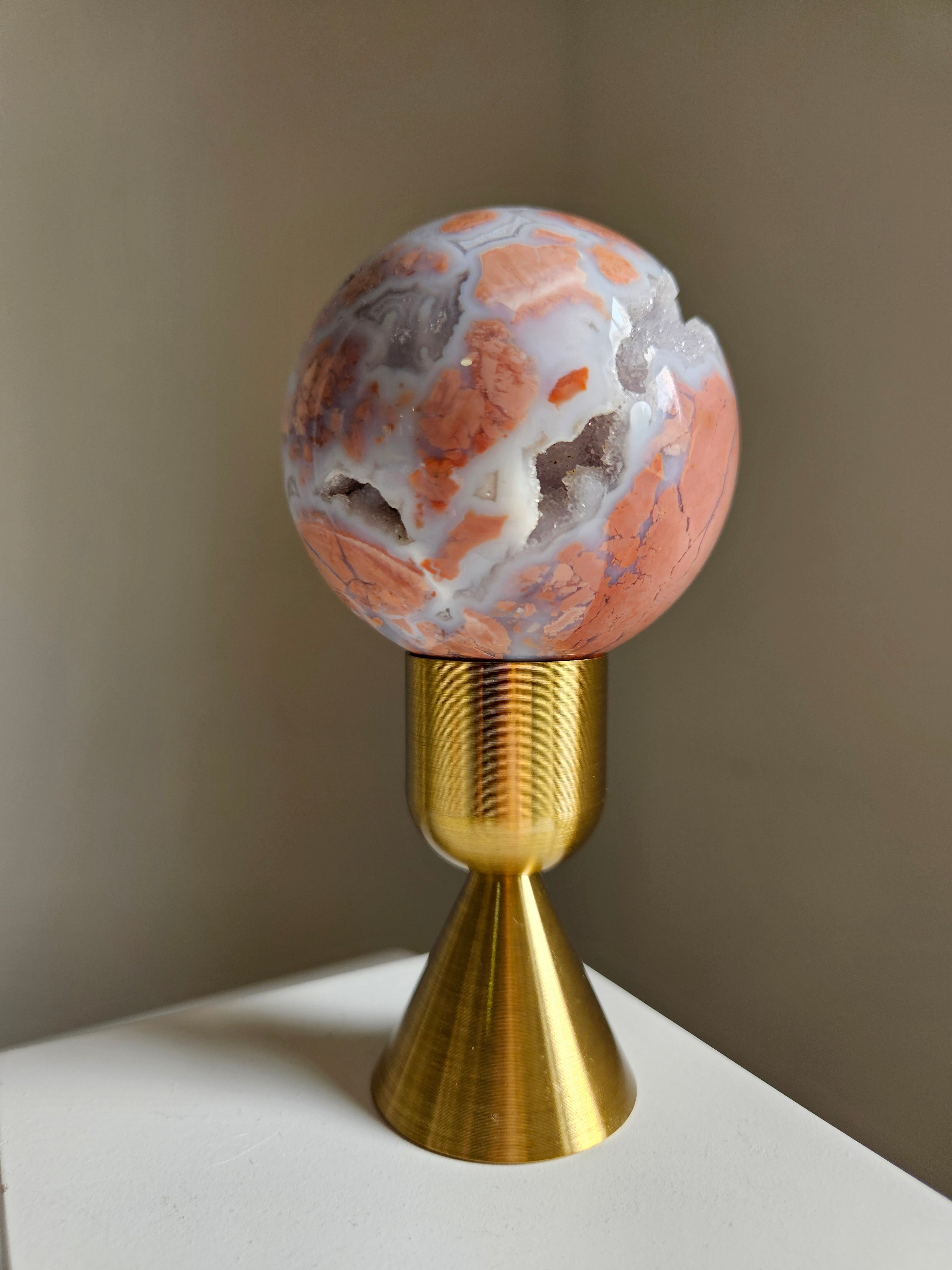 Pink Agate Sphere 001