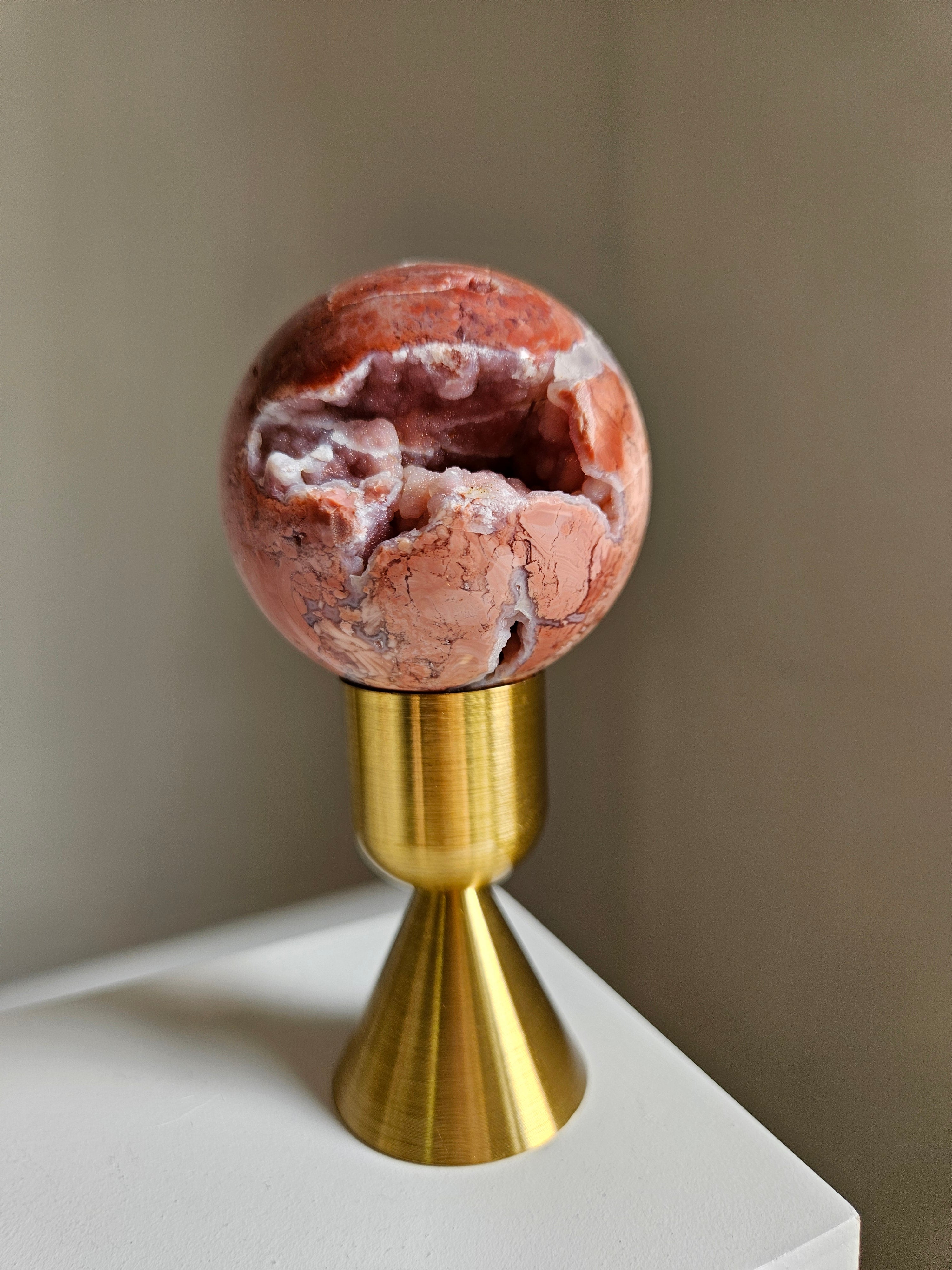 Pink Agate Sphere 002
