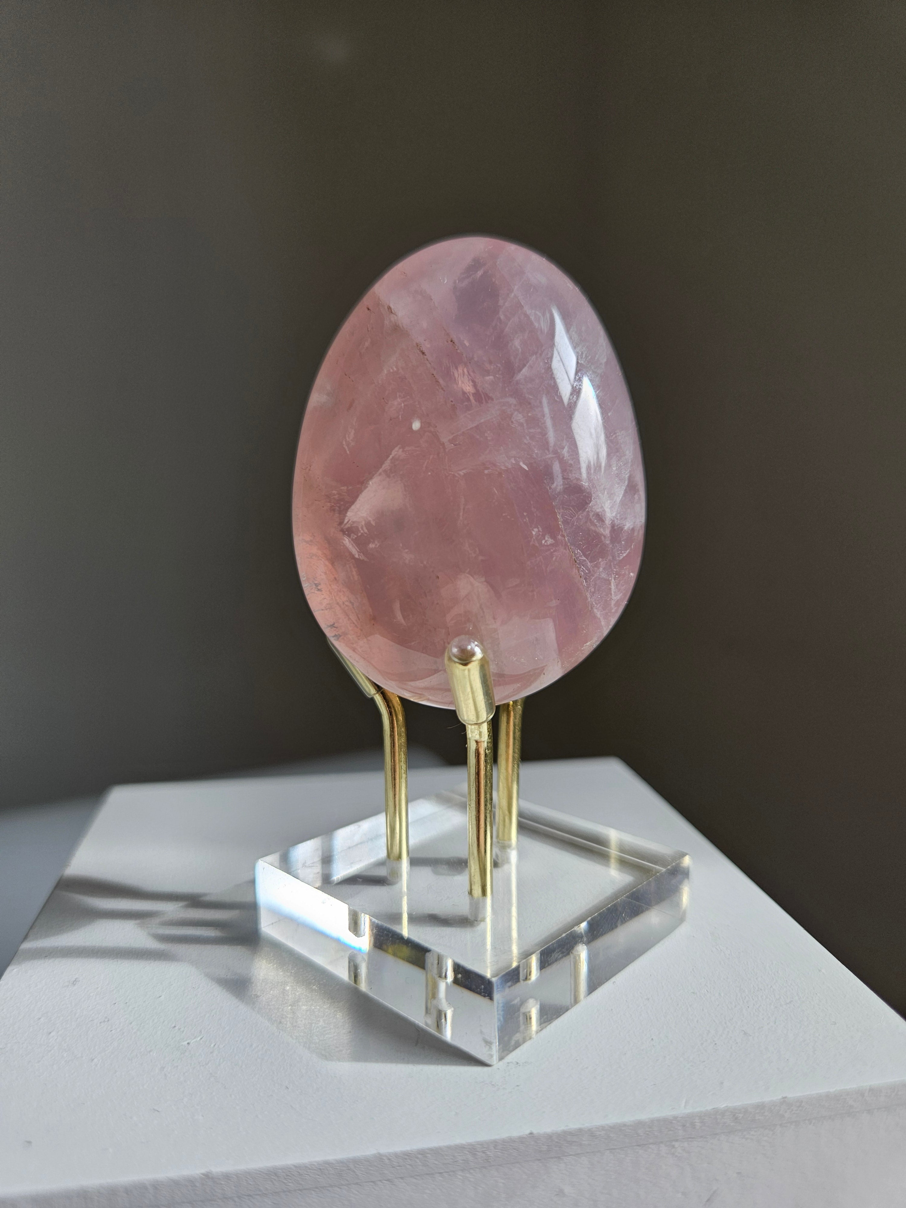 Rose Quartz Palmstone 009