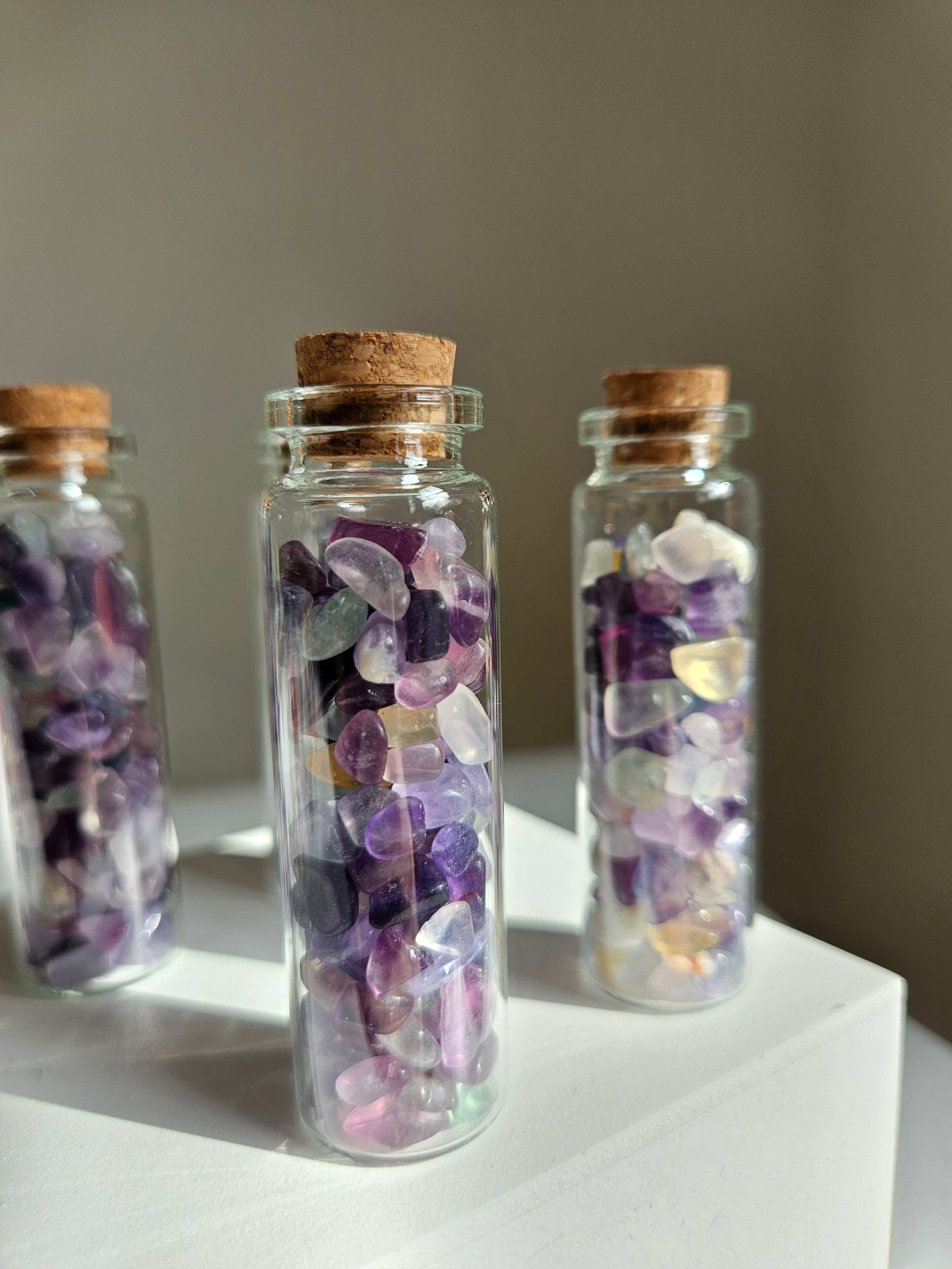 Rainbow Fluorite Vial