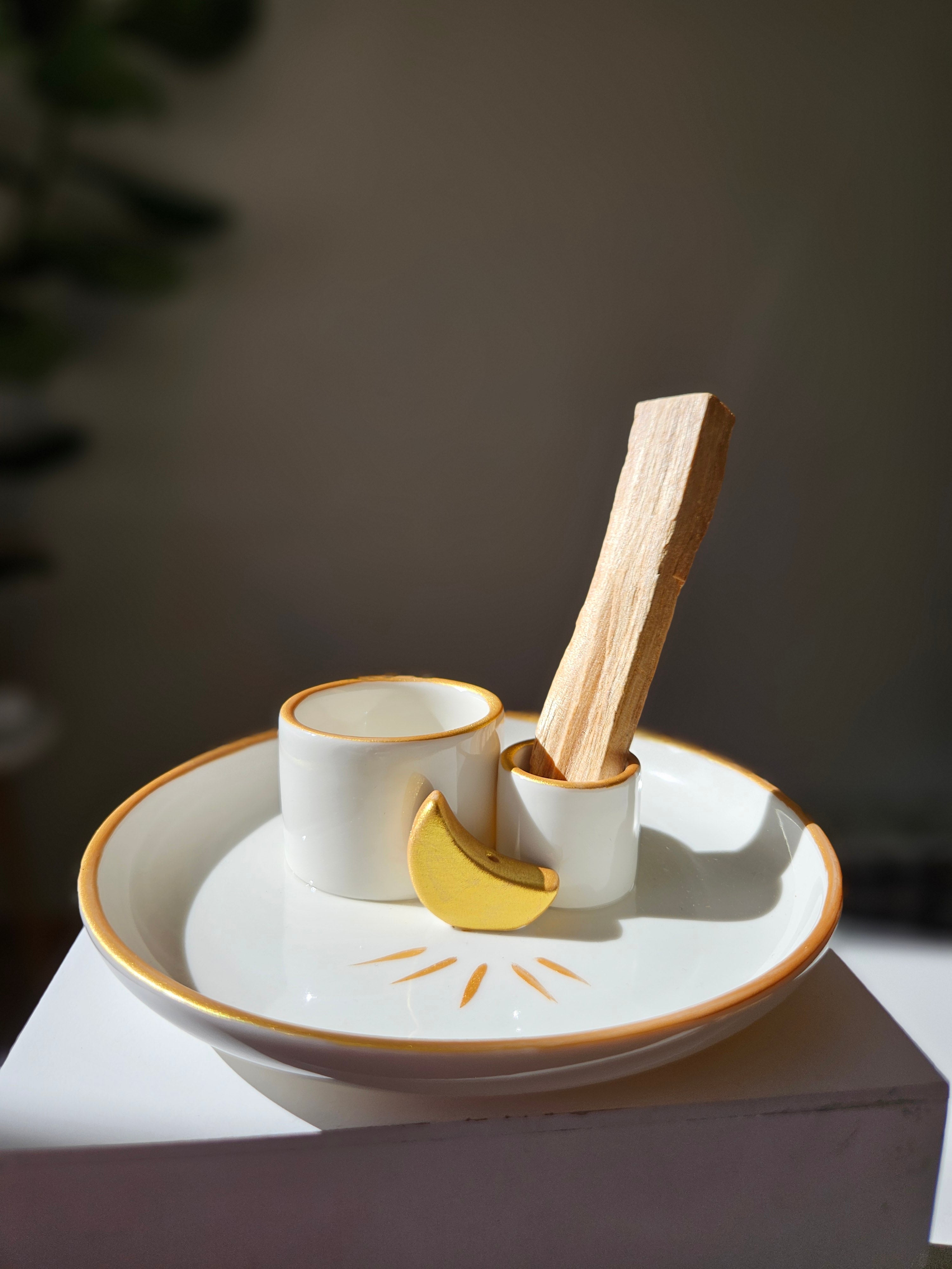 Moon Smudge Dish