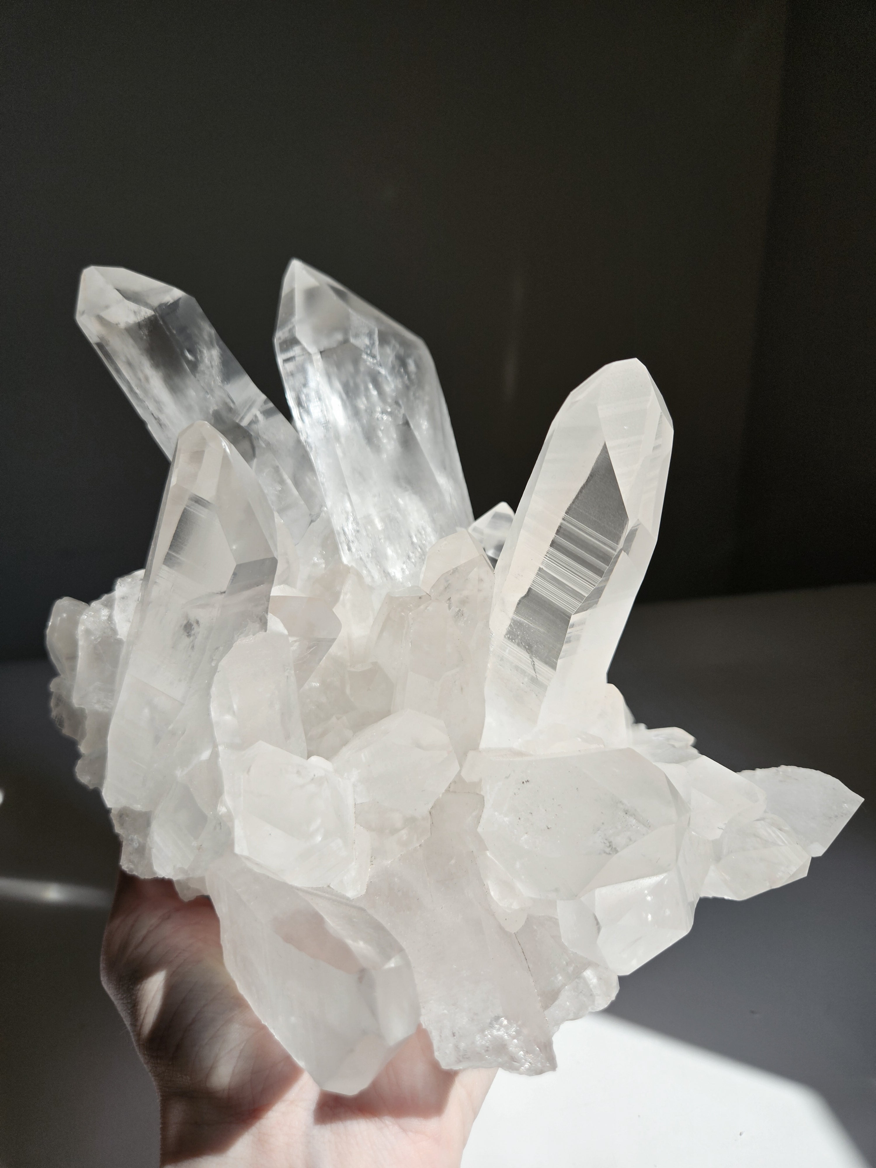 Lemurian Quartz Statement Cluster