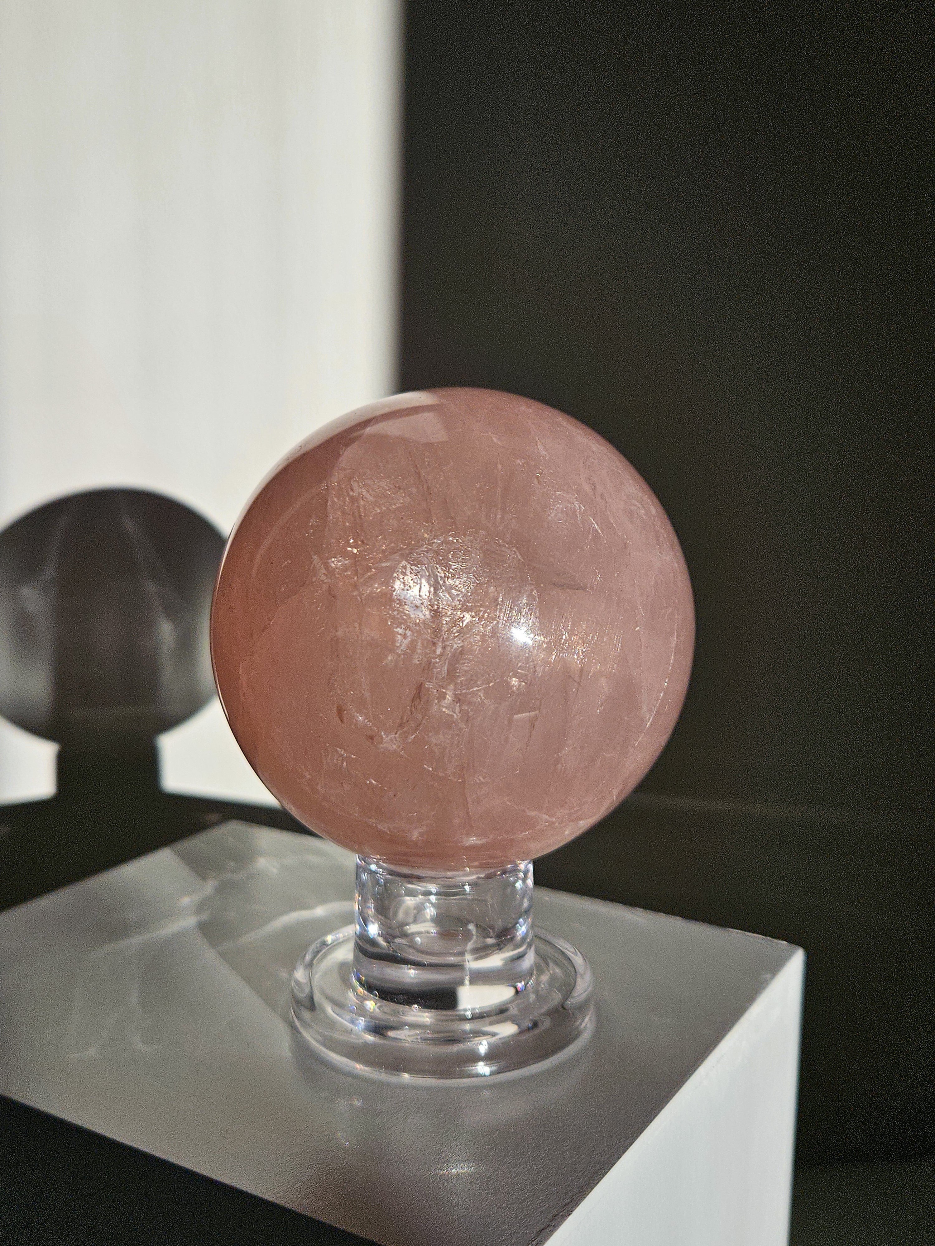 Rose Quartz Sphere 002