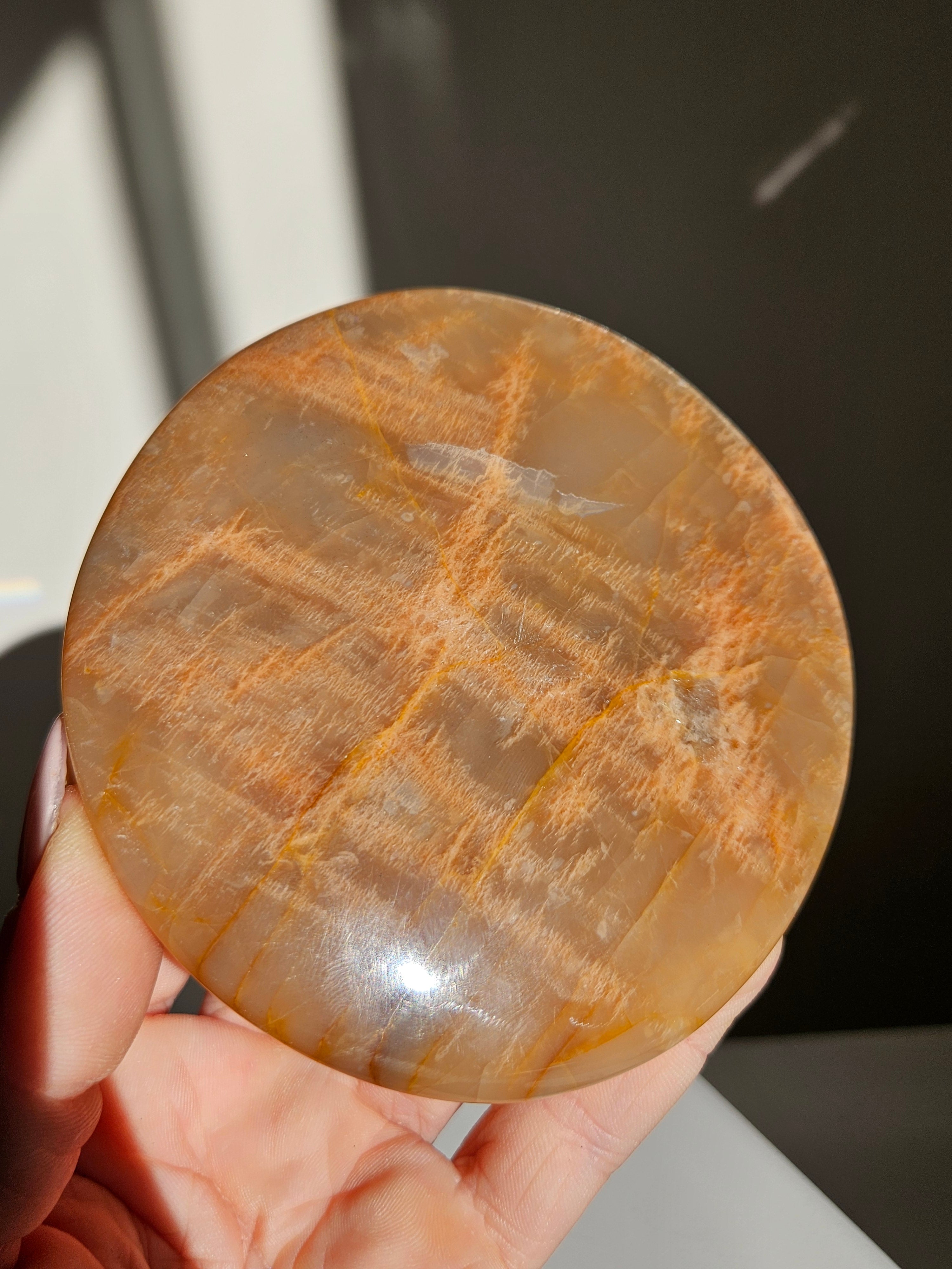 Peach Moonstone Slab 004