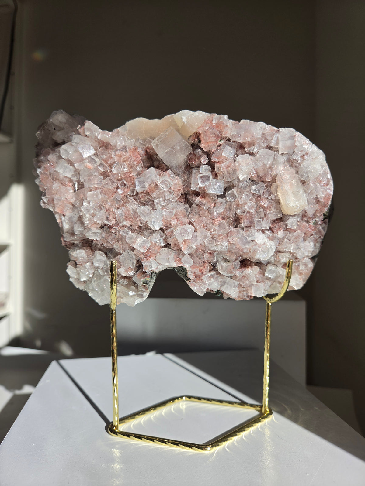 Apophyllite x Stilbite 004