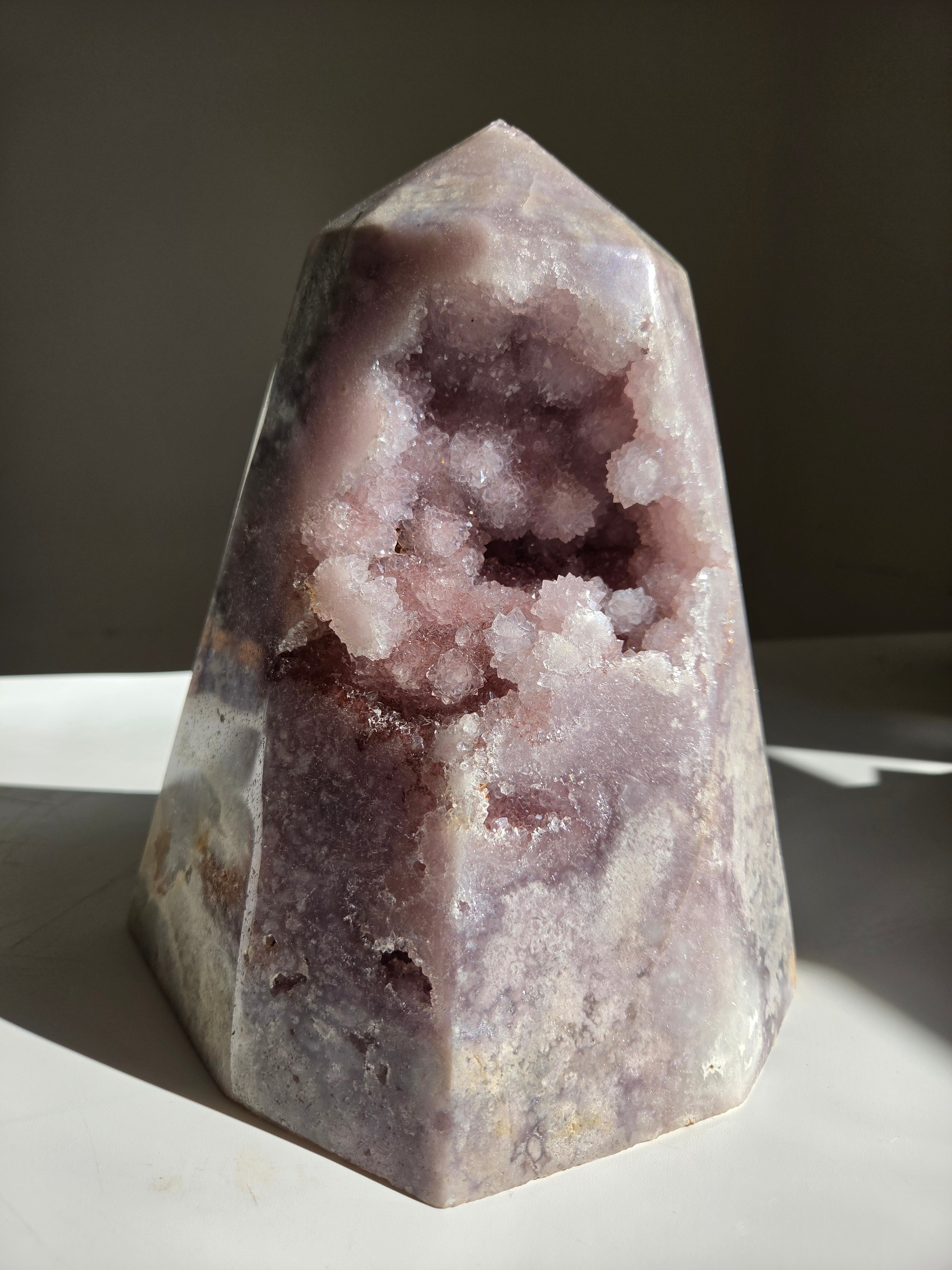 Pink Amethyst Statement Tower