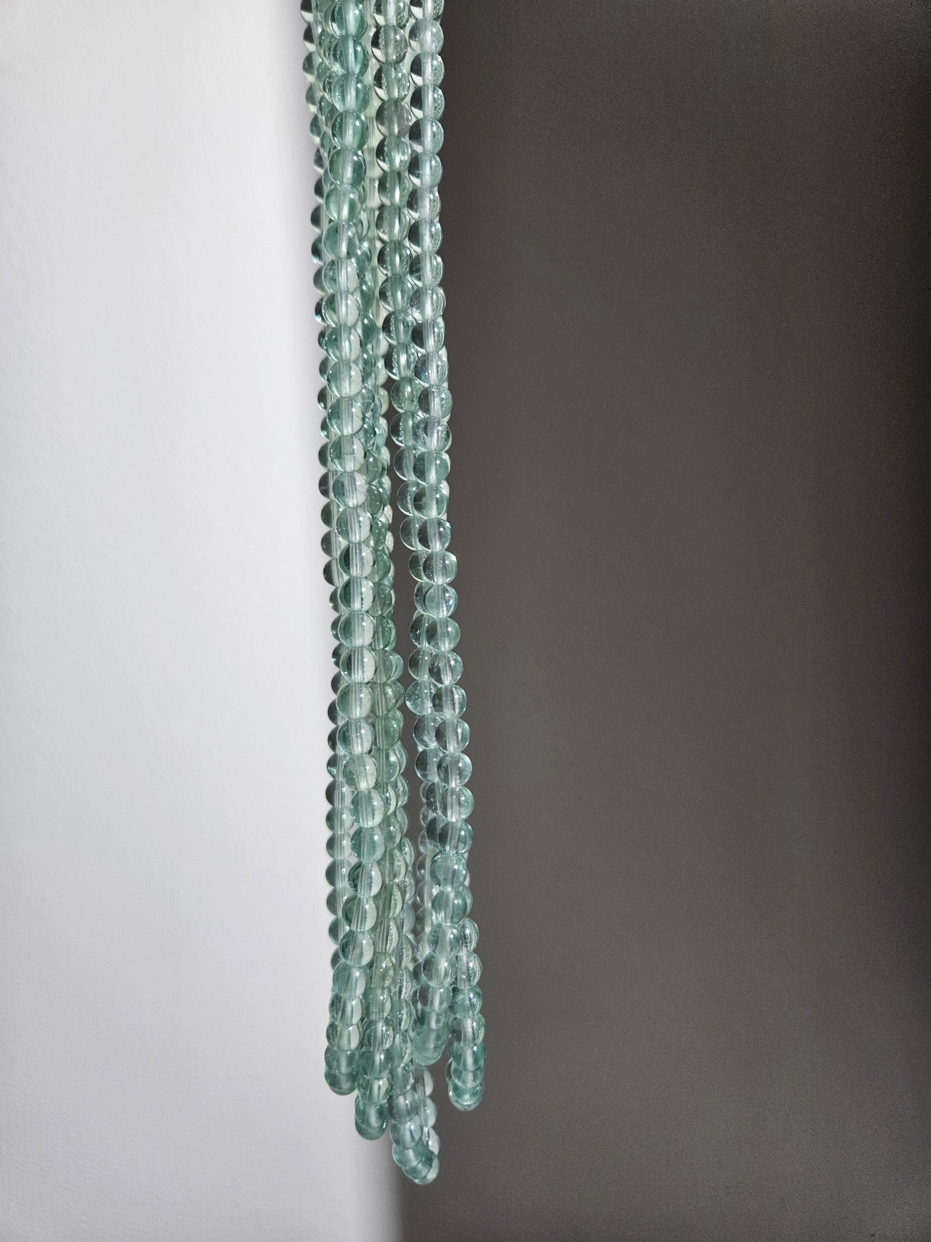 Green Fluorite 3 wrap bracelet | 6.5mm