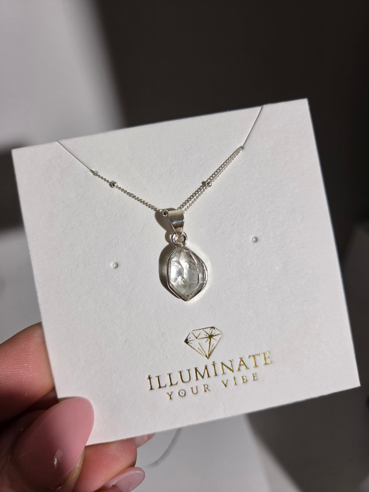 Herkimer Diamond Necklace 001
