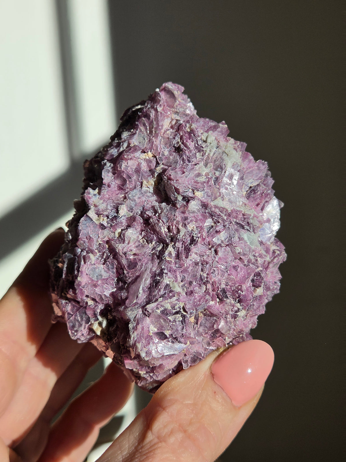 Raw Gem Lepidolite 008