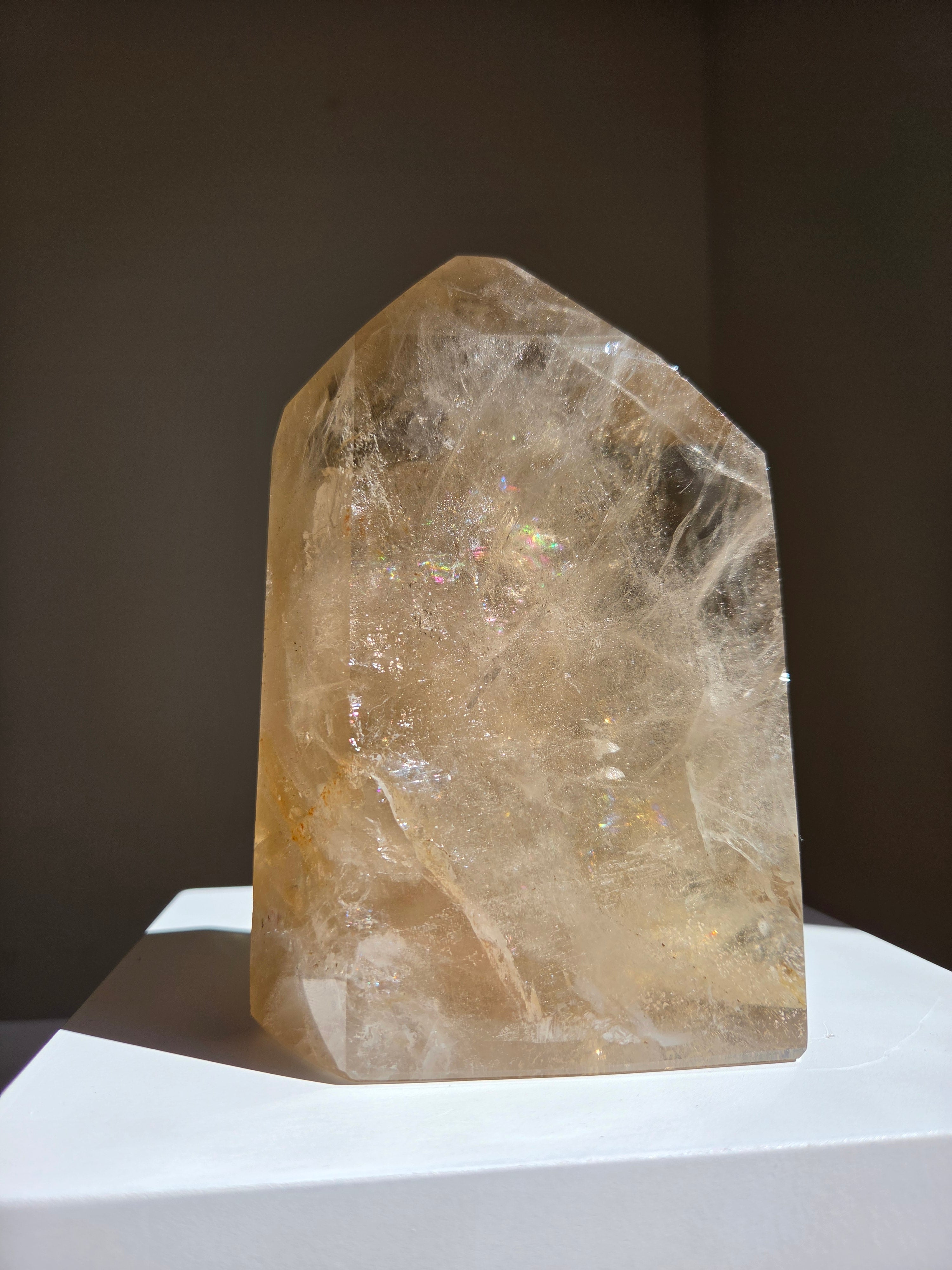 Chisel Tip Smoky Quartz Tower