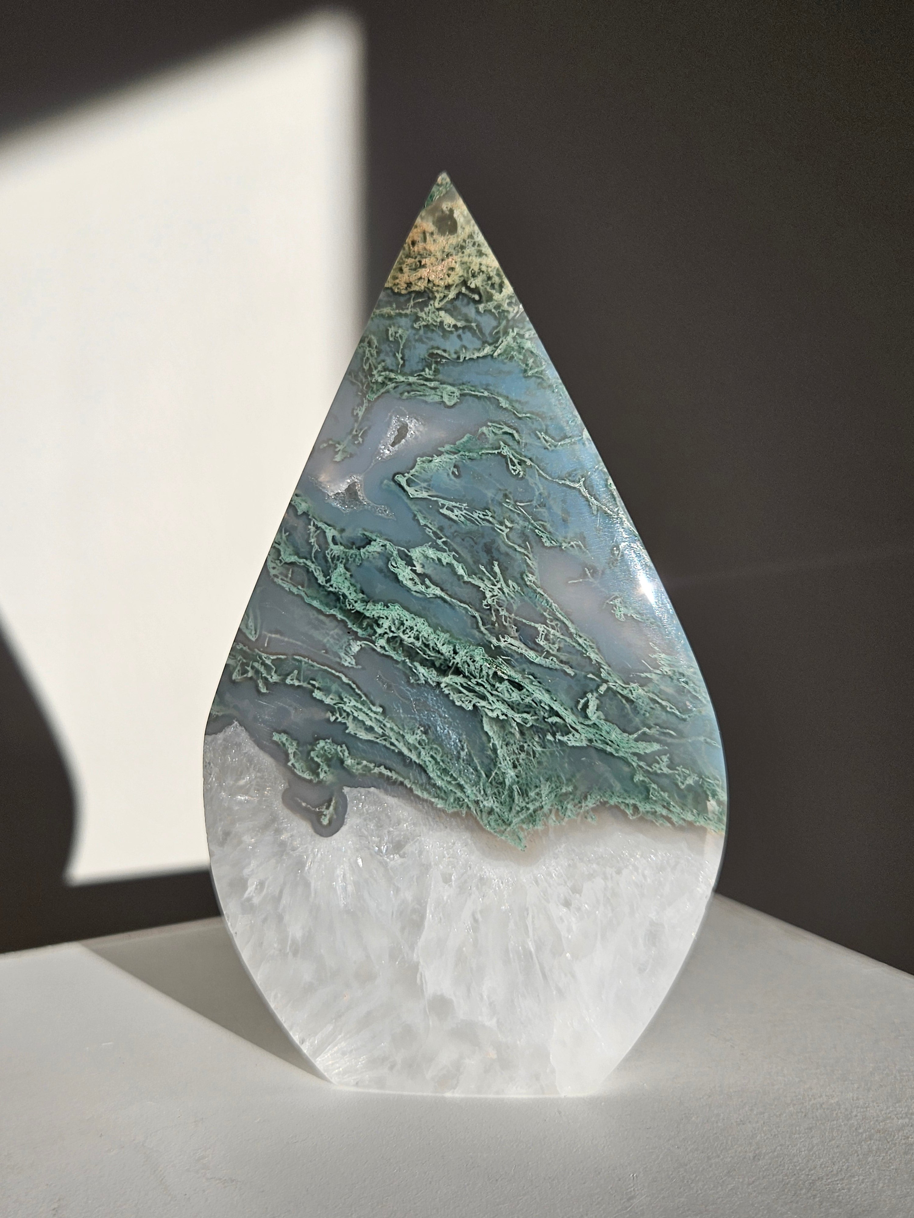 Moss Agate Flame 001