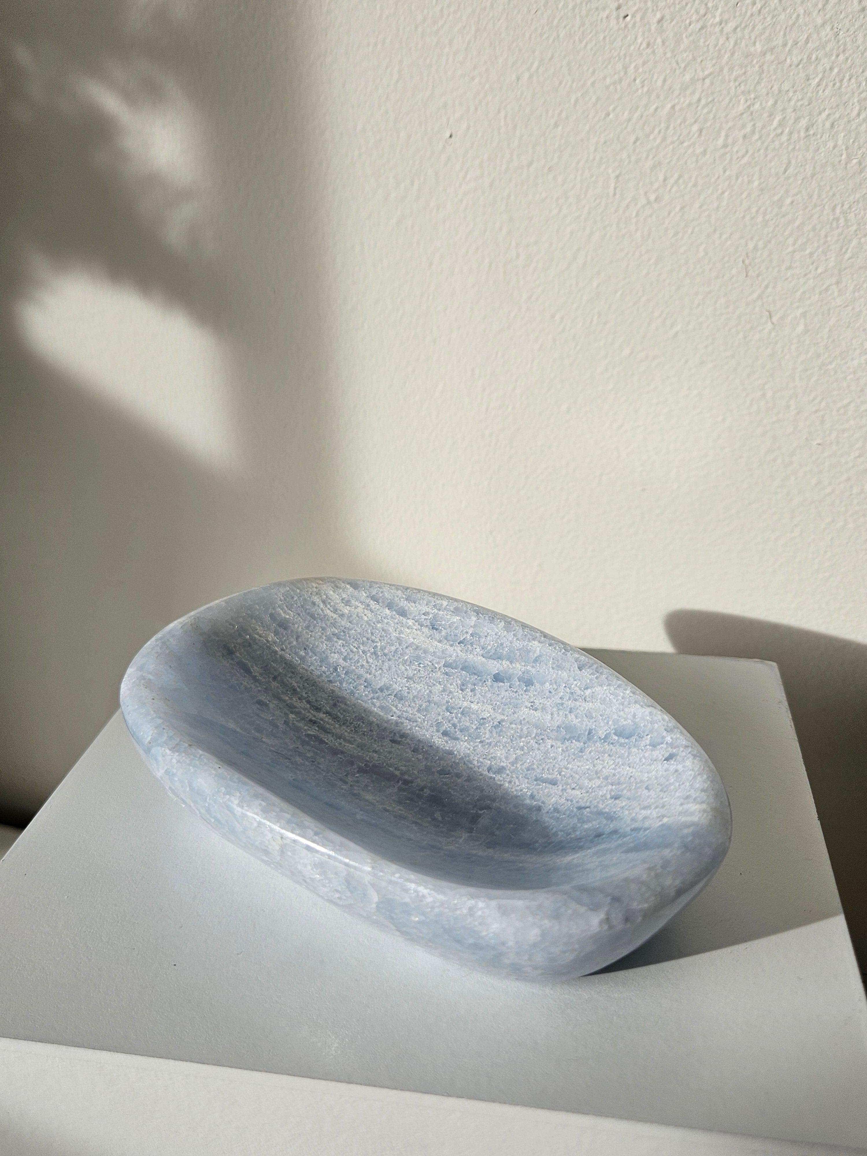 Blue Calcite Bowl 001